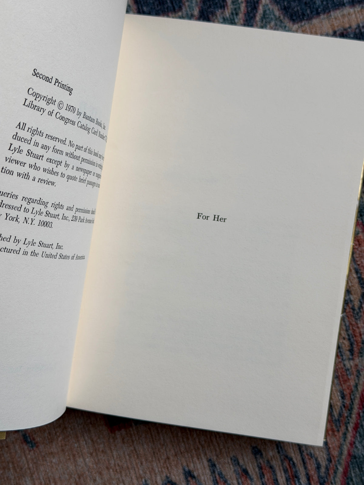HER: A Novel by Anonymous - First Edition