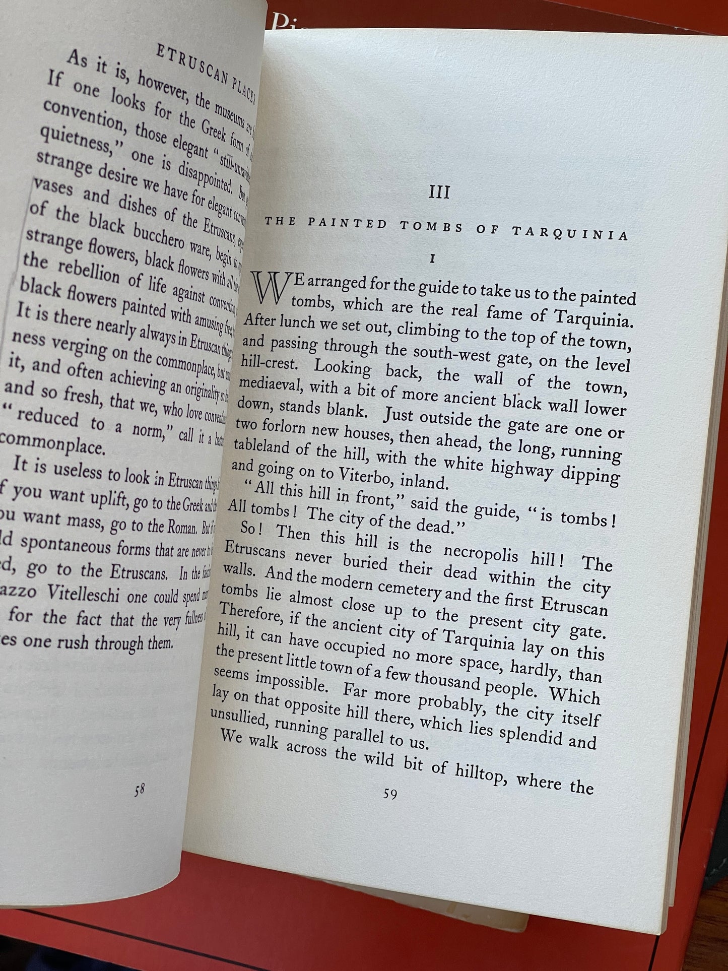 Etruscan Places by D.H. Lawrence