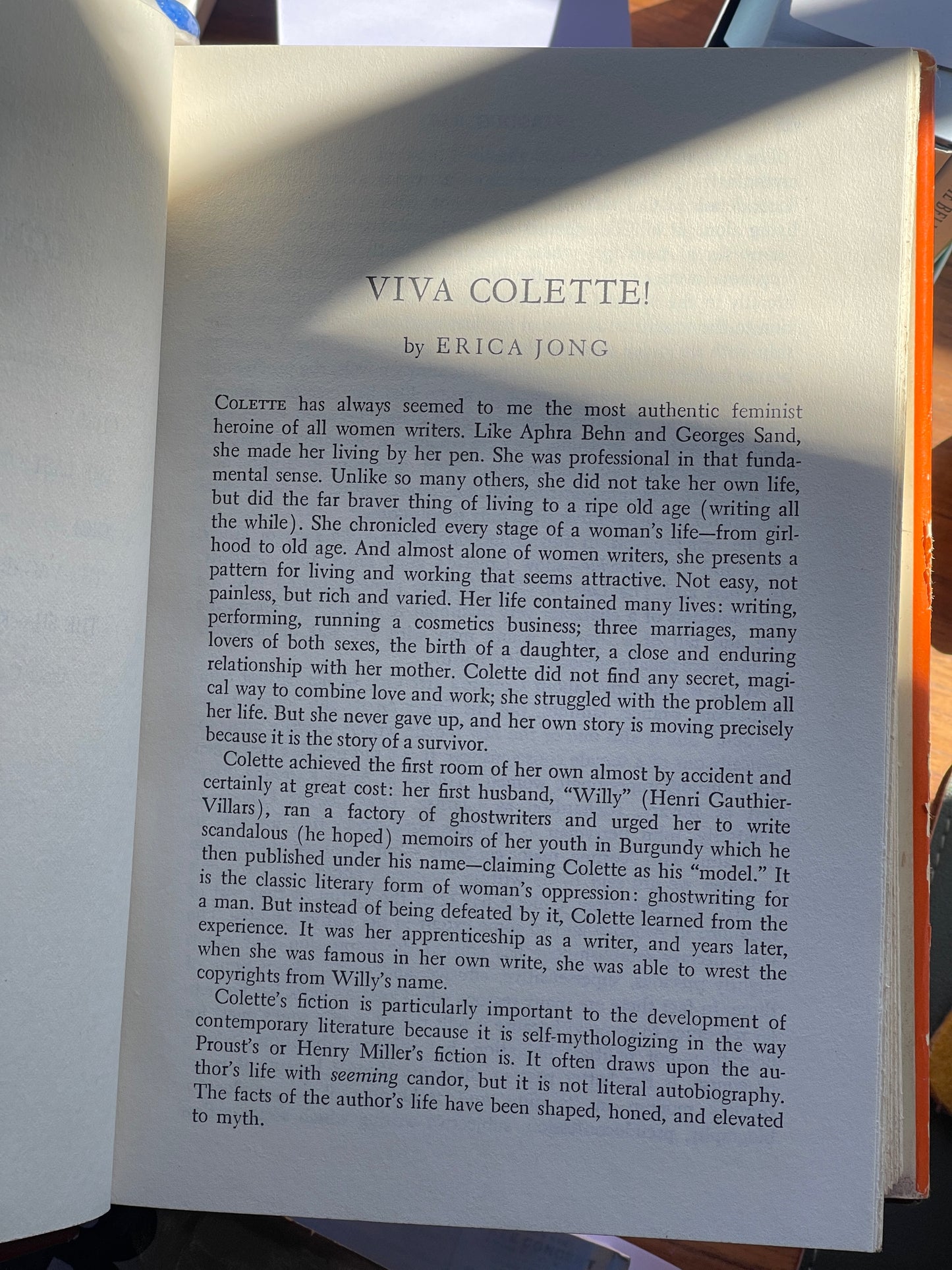 The Colette Omnibus introduced by Erica Jong