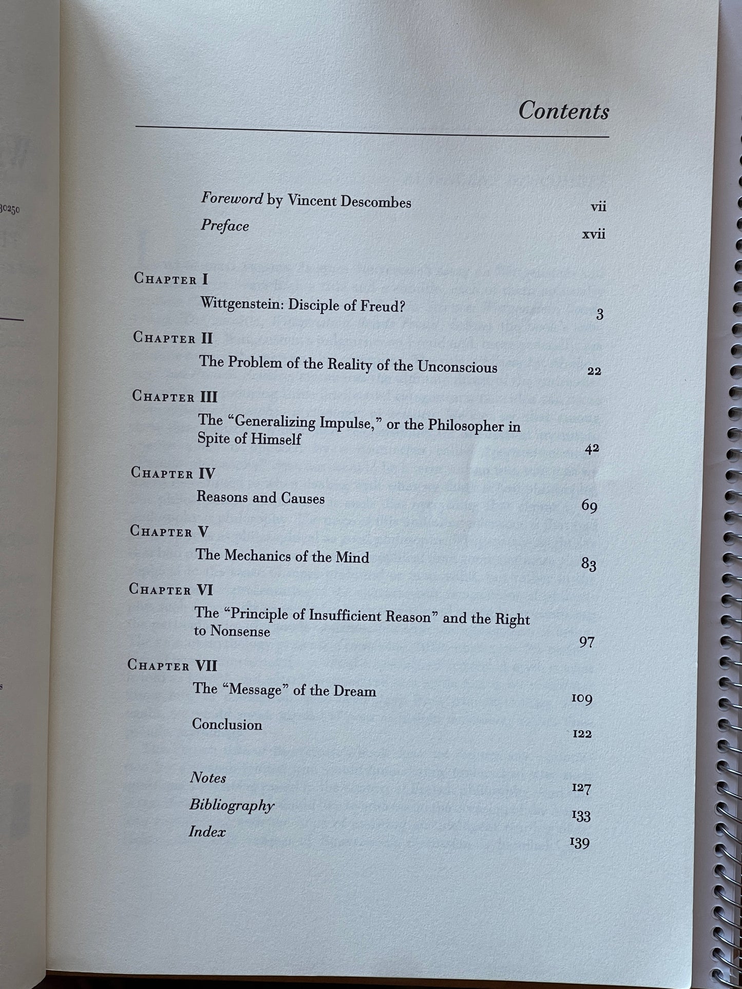 Wittgenstein Reads Freud: The Myth of the Unconscious by Jacques Bouveresse