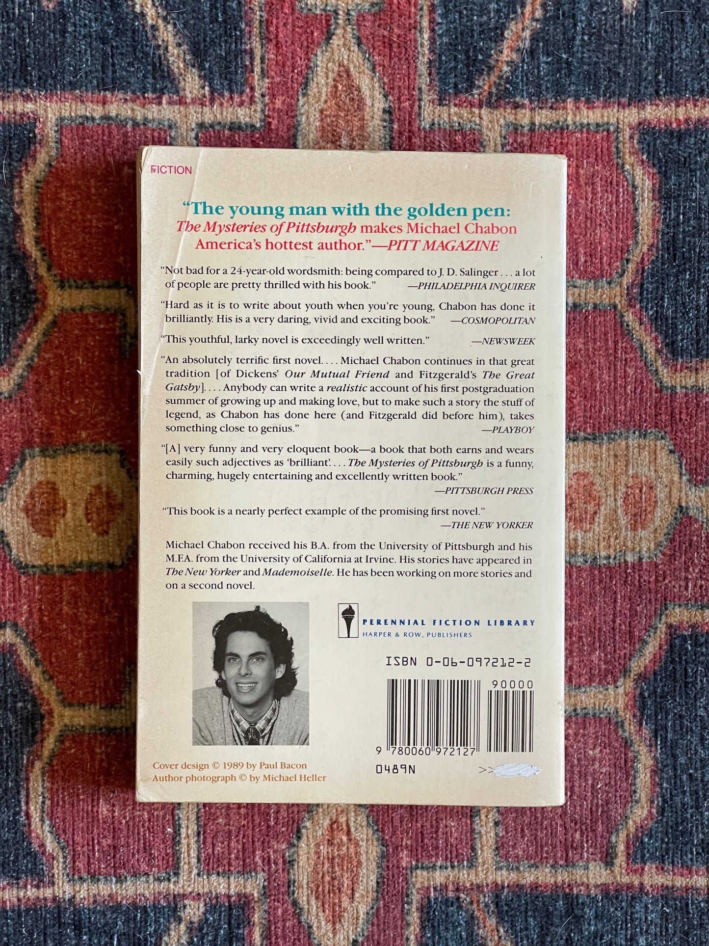 The Mysteries of Pittsburgh by Michael Chabon