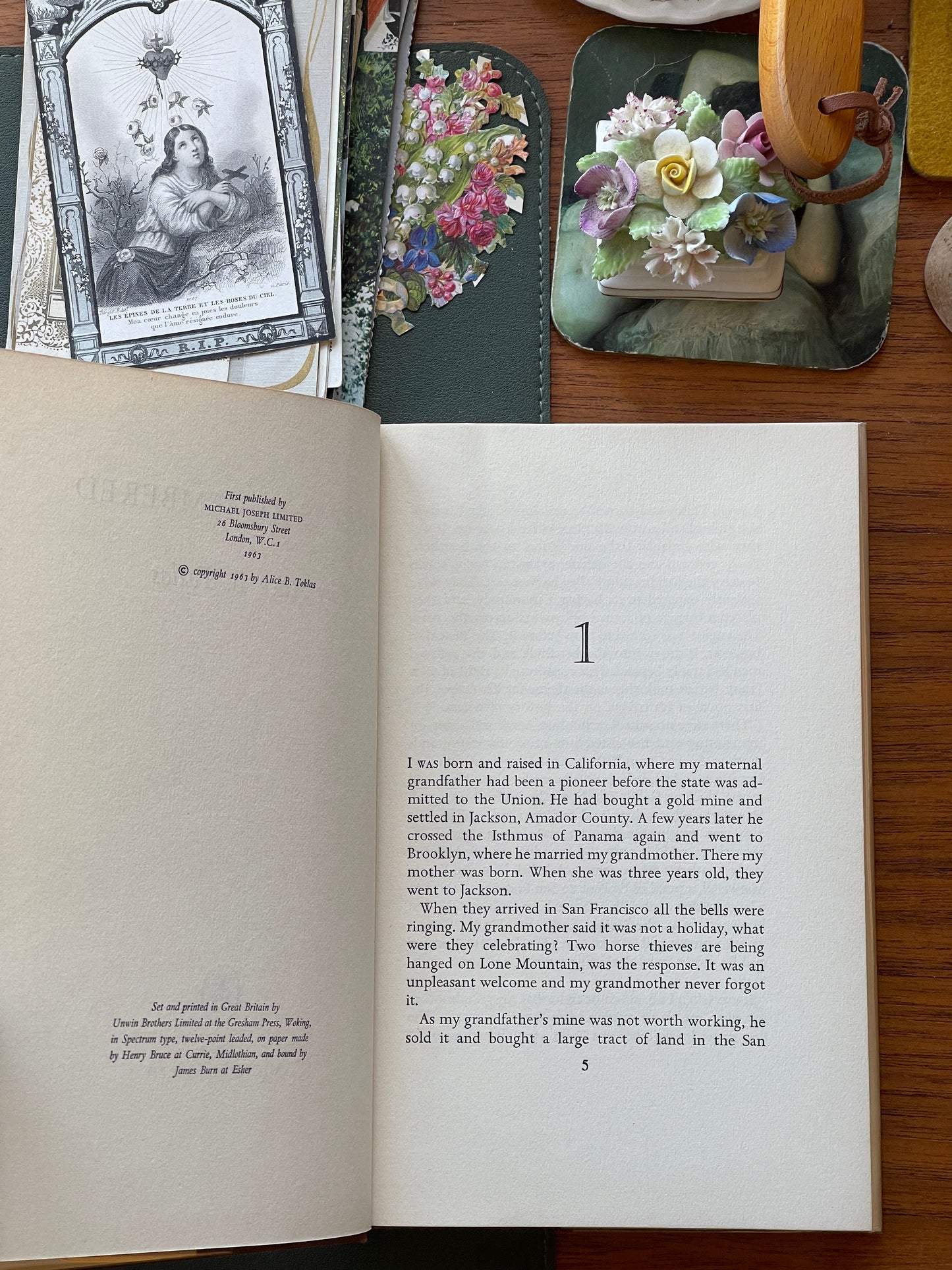 What is Remembered by Alice B. Toklas - First Edition