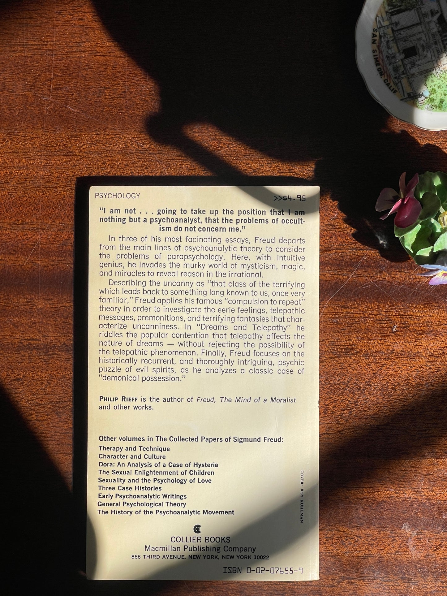 Studies in Parapsychology by Sigmund Freud