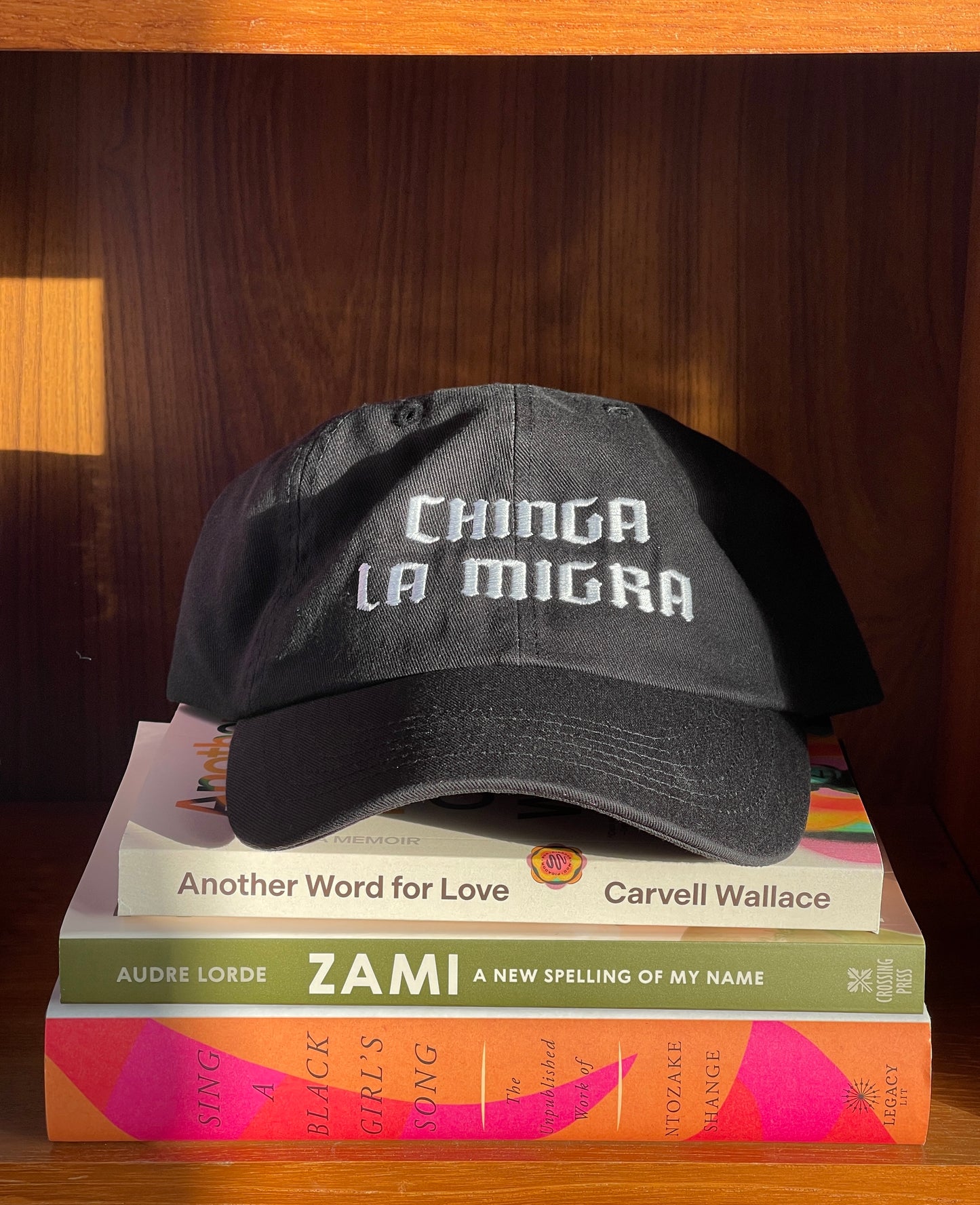 Chinga la migra hat by Eyeless Threads
