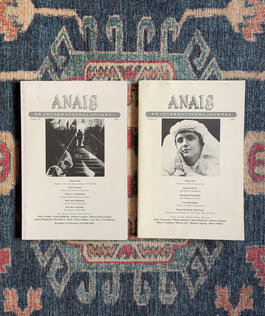 Anaïs: An International Journal - Volumes 10 and 13