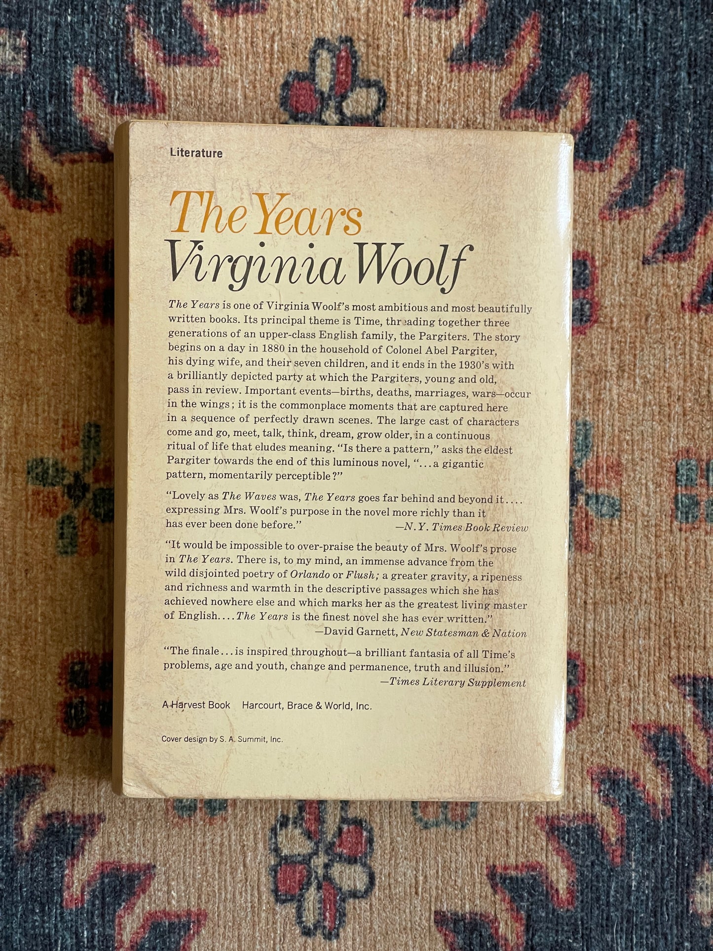 The Years by Virginia Woolf - Sandra M. Gilbert working copy