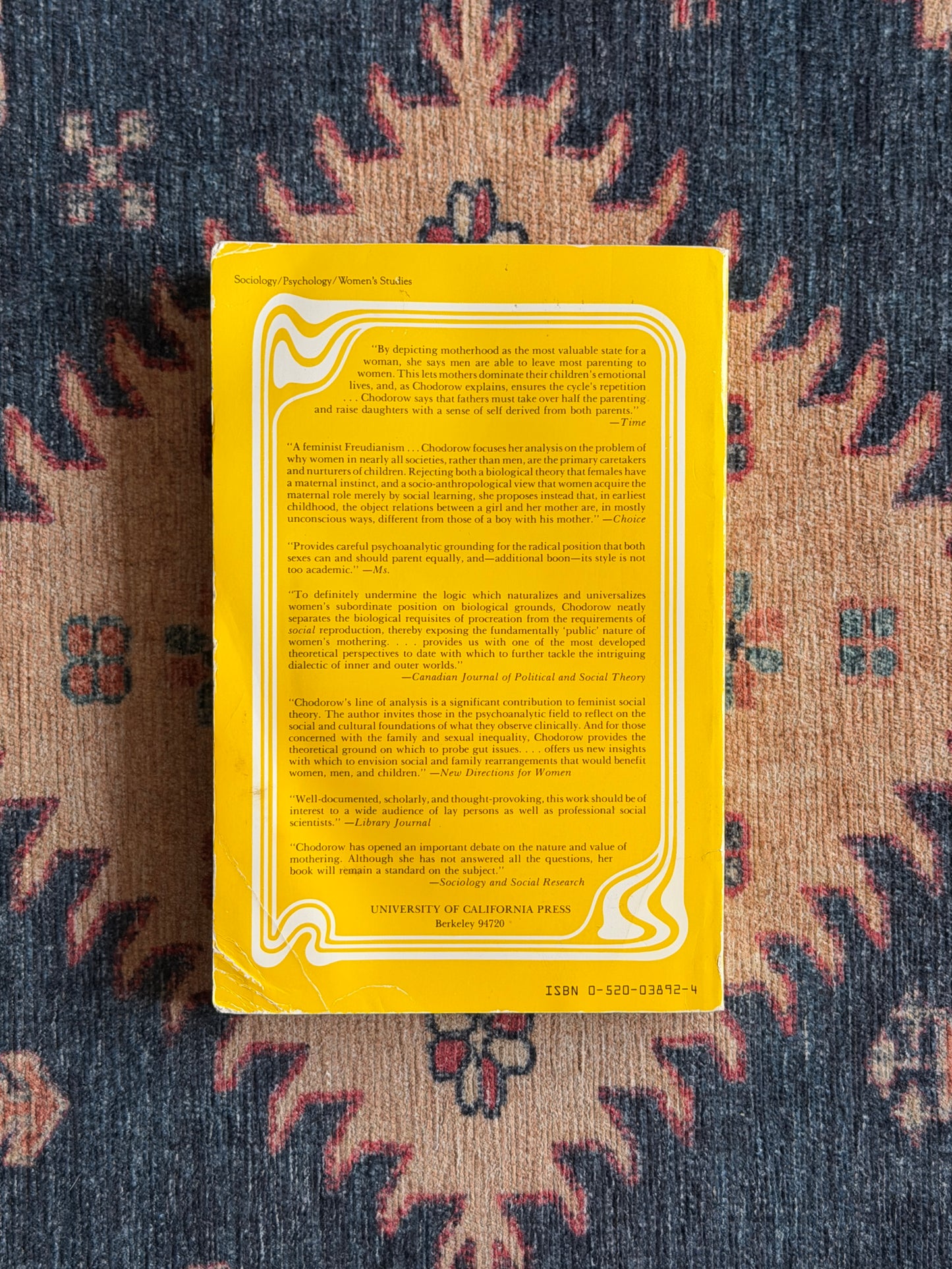 The Reproduction of Mothering by Nancy Chodorow