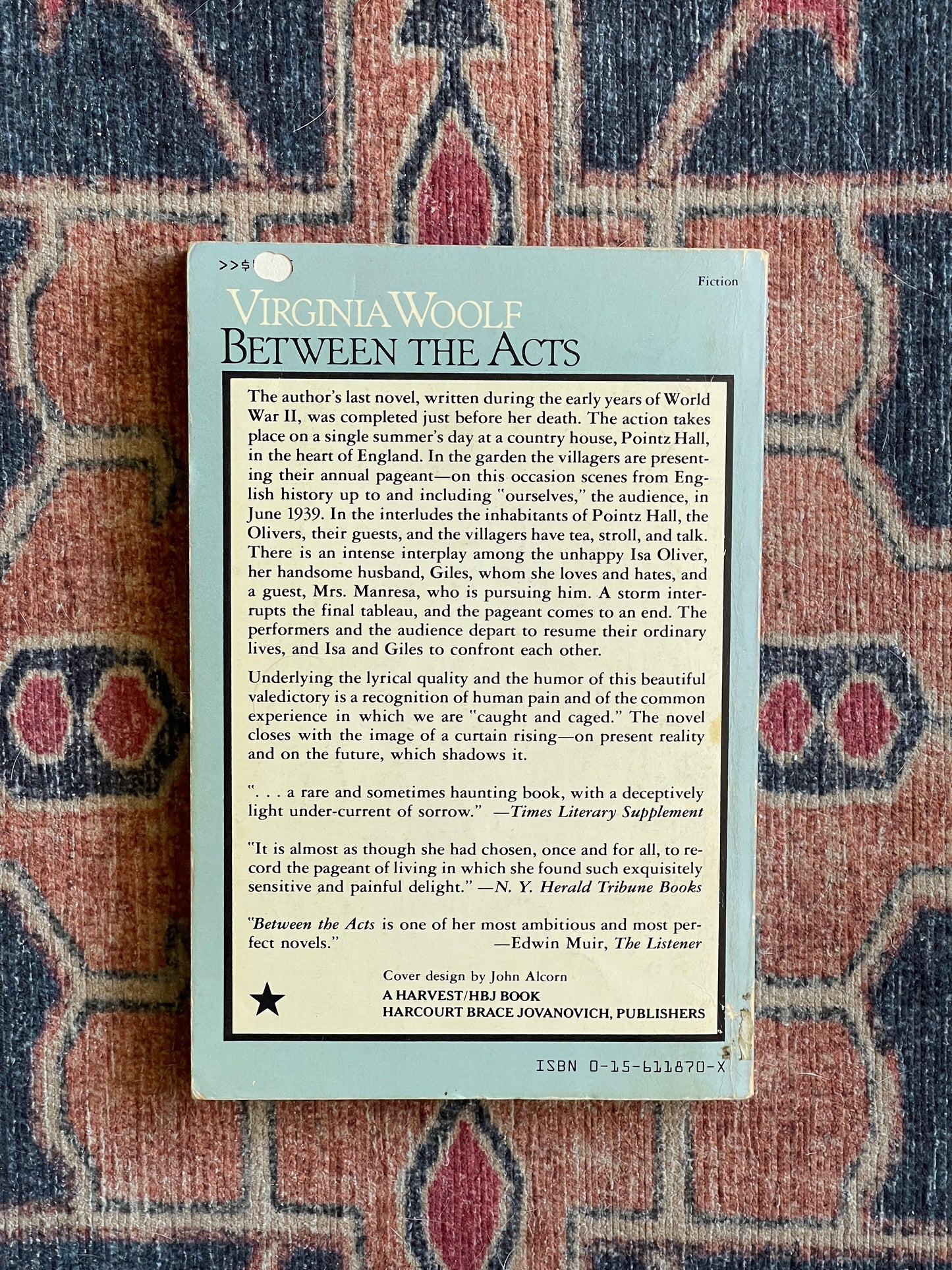 Between the Acts by Virginia Woolf