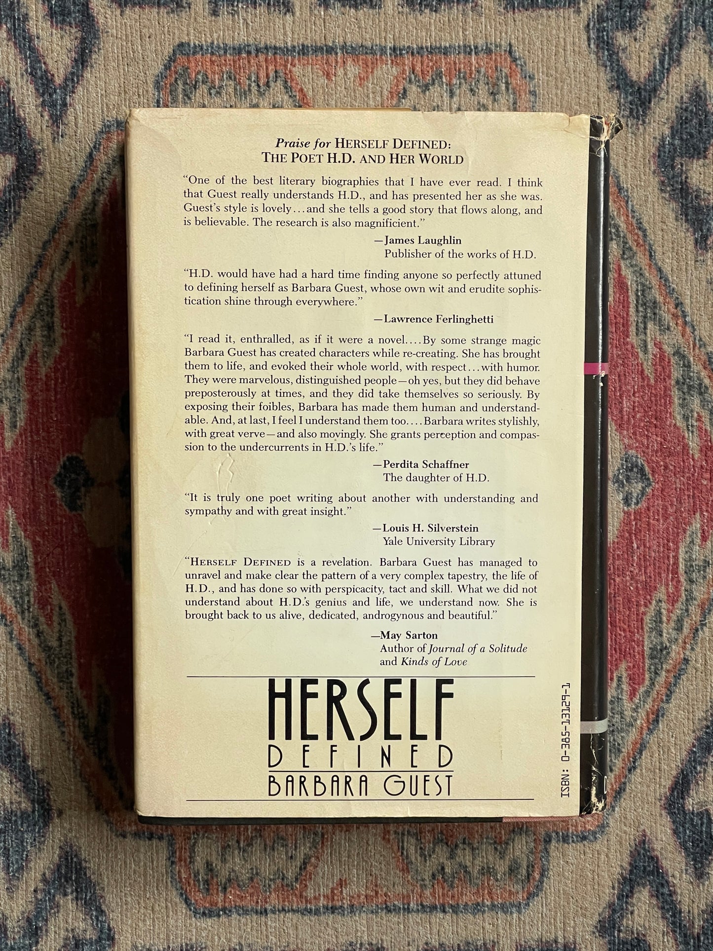 Herself Defined: The Poet H.D. and Her World by Barbara Guest - First Edition