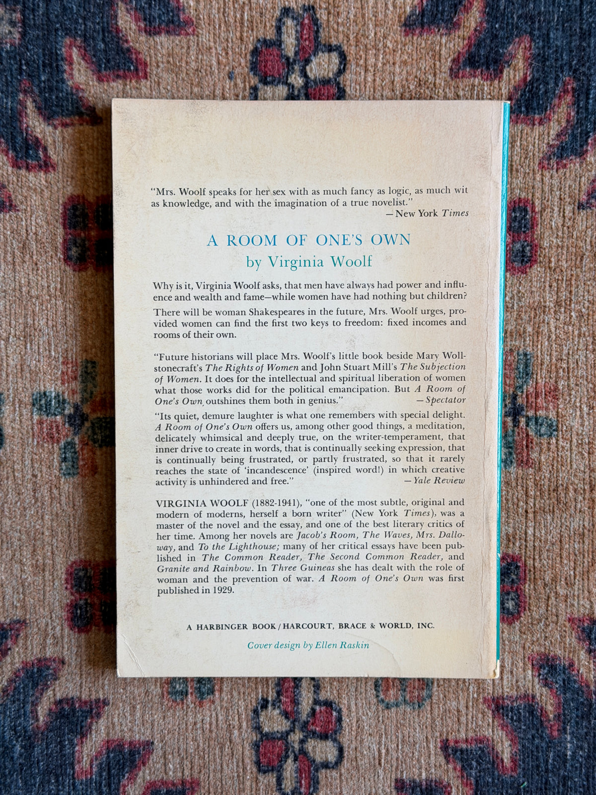 A Room of One's Own by Virginia Woolf