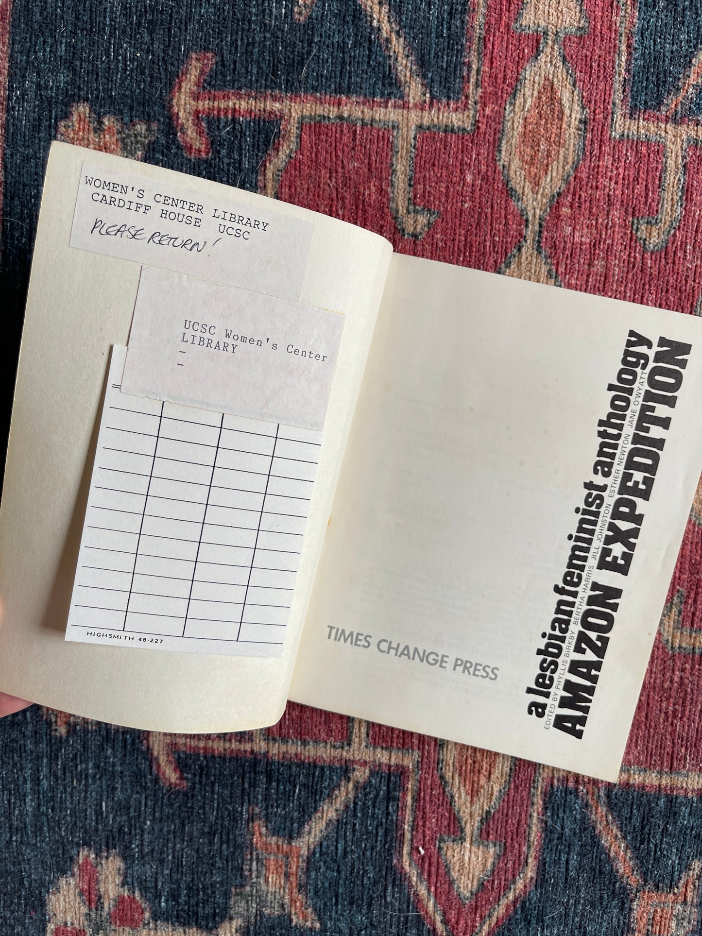 Amazon Expedition: A Lesbian Feminist Anthology