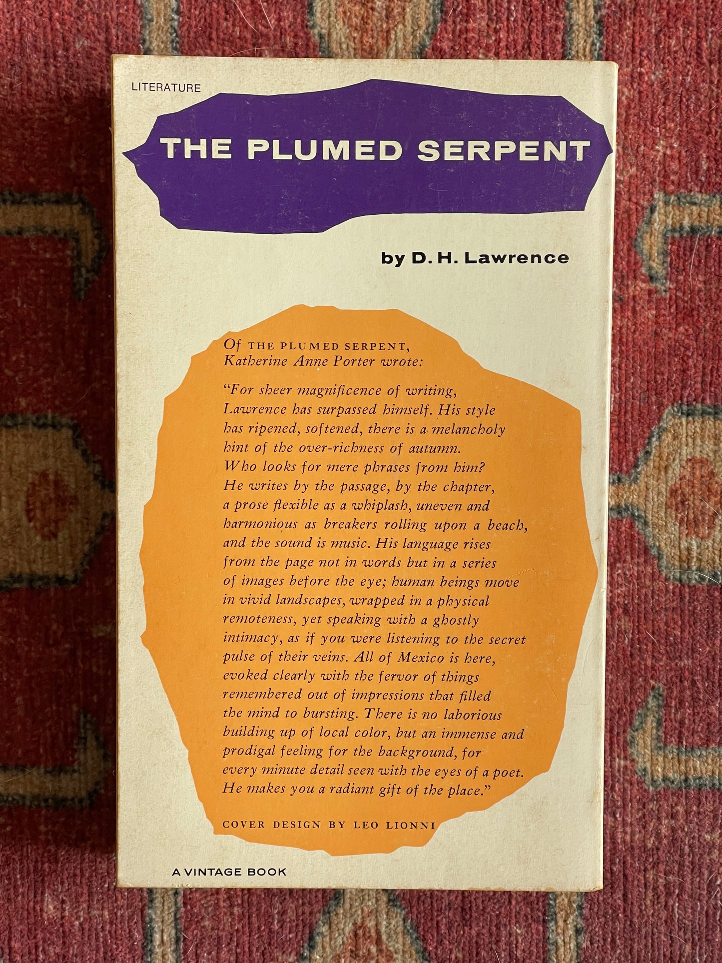 The Plumed Serpent by D.H. Lawrence
