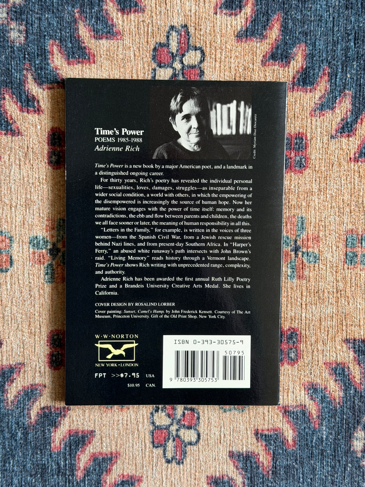 Time's Power: Poems 1985-1988 by Adrienne Rich