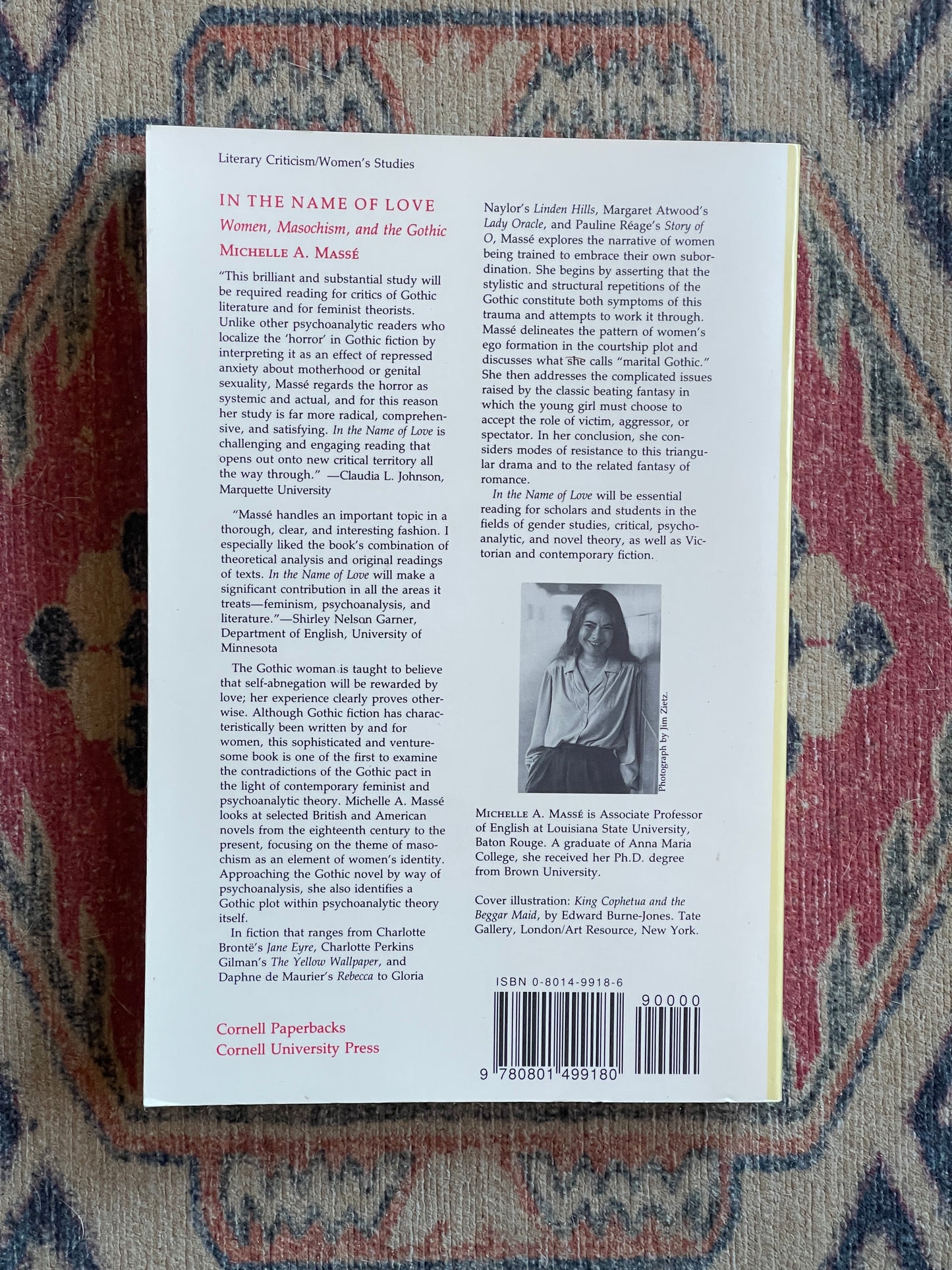 In the Name of Love: Women, Masochism, and the Gothic by Michelle A. Massé