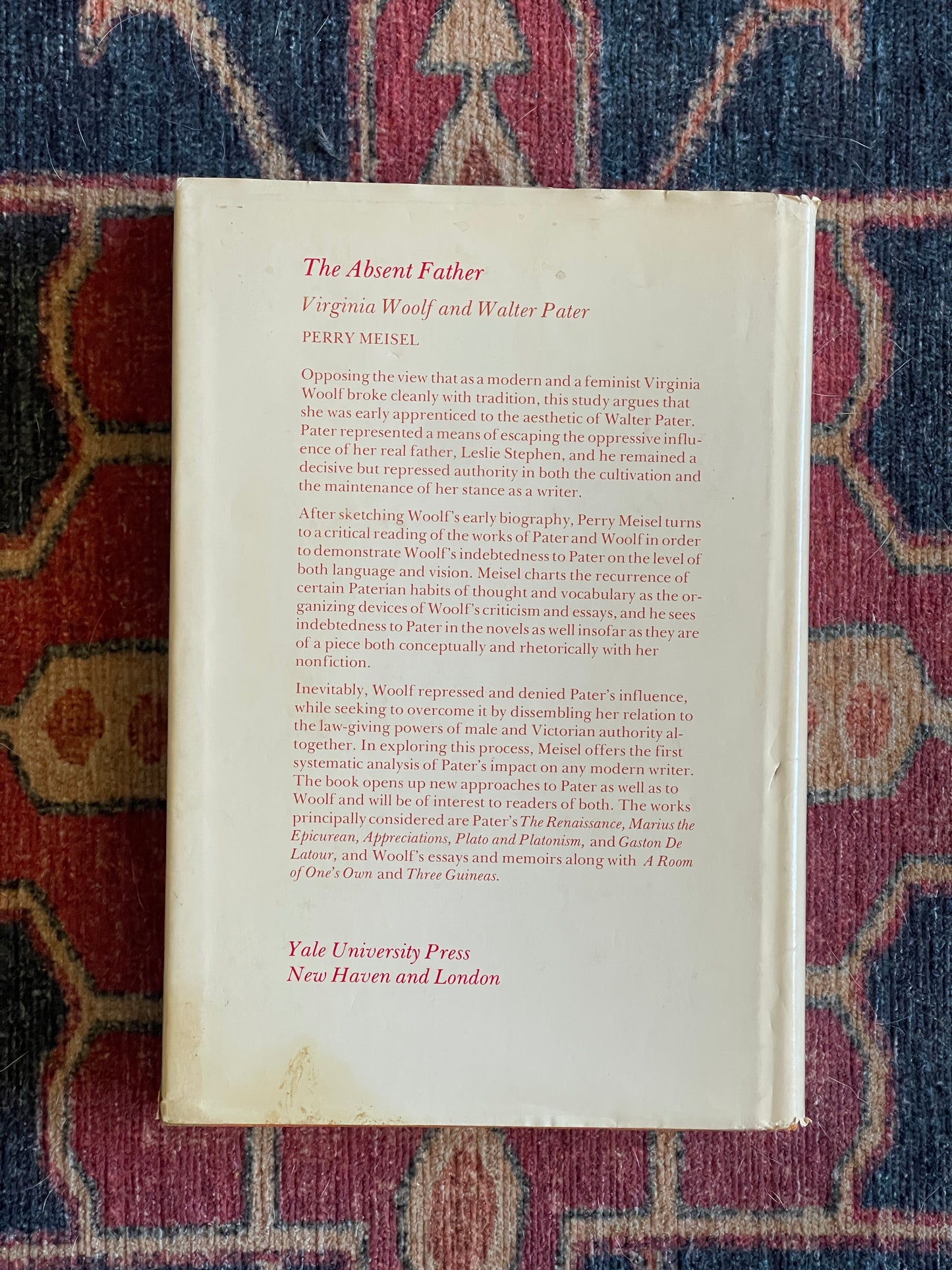 Virginia Woolf's Major Novels: The Fables of Anon by Maria DiBattista - First Edition