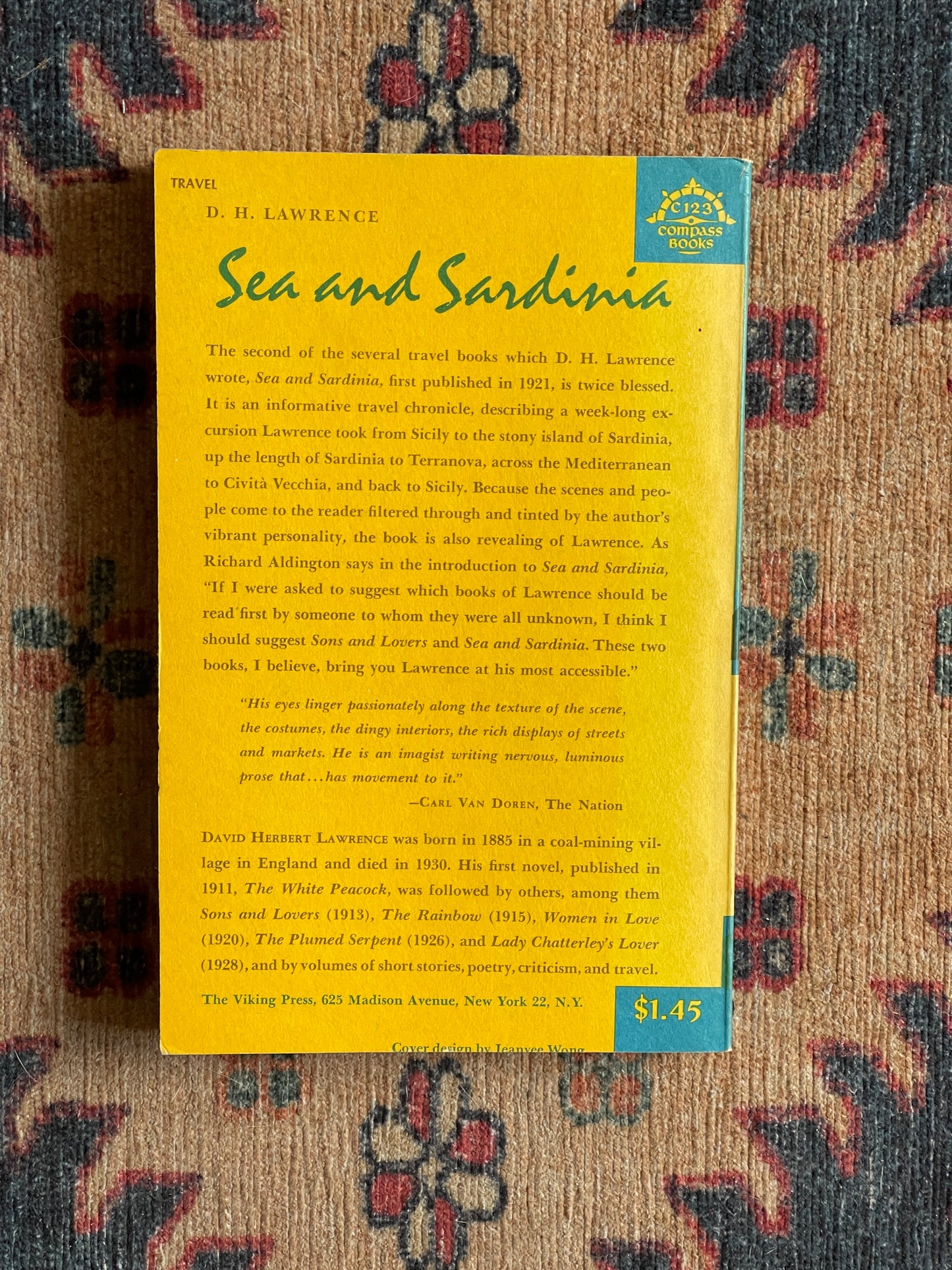 Sea and Sardinia by D.H. Lawrence