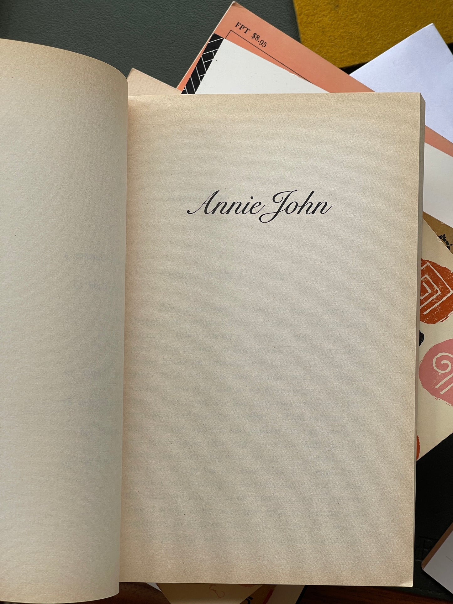 Annie John by Jamaica Kincaid