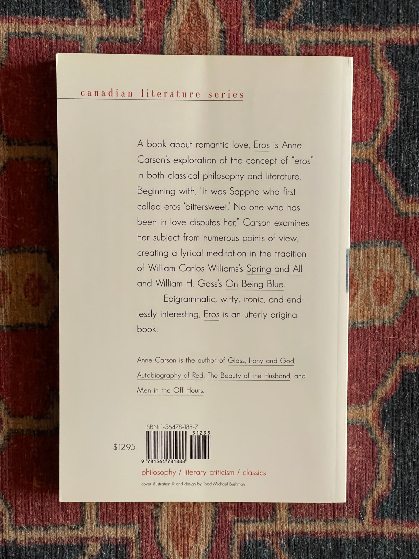 Eros the Bittersweet by Anne Carson