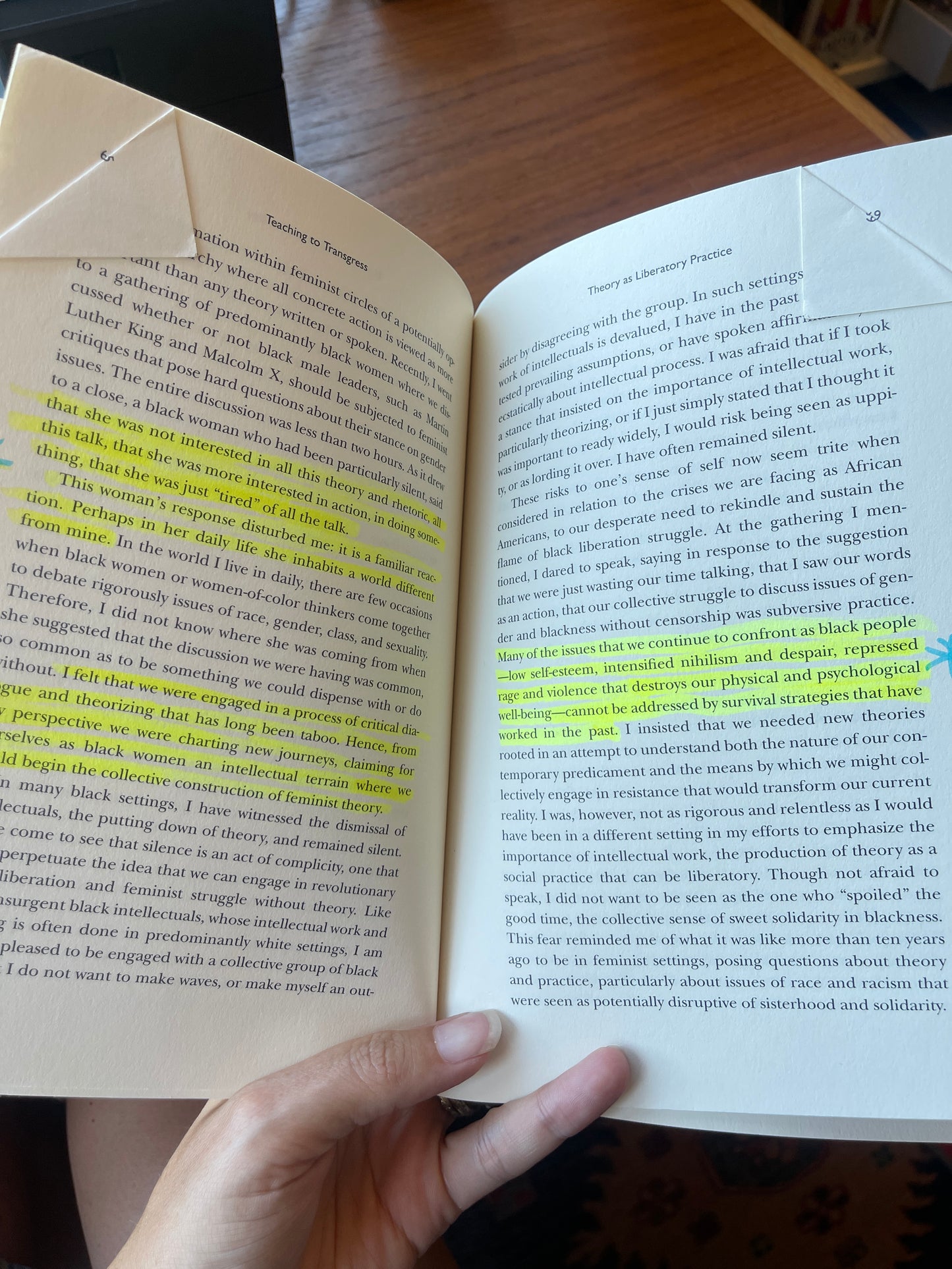 Teaching to Transgress by bell hooks