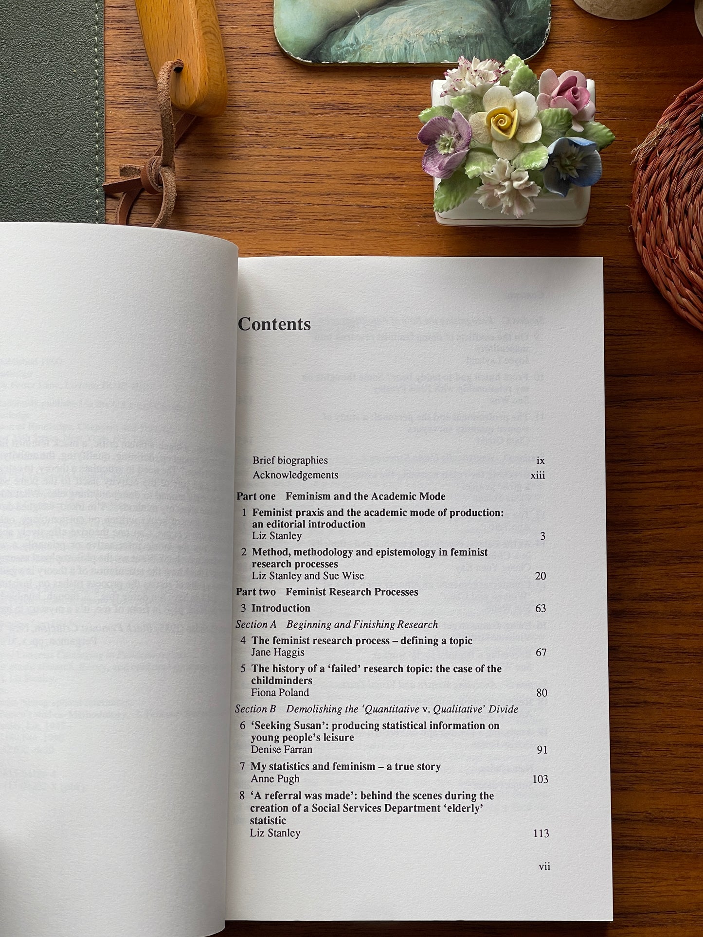 Feminist Praxis edited by Liz Stanley