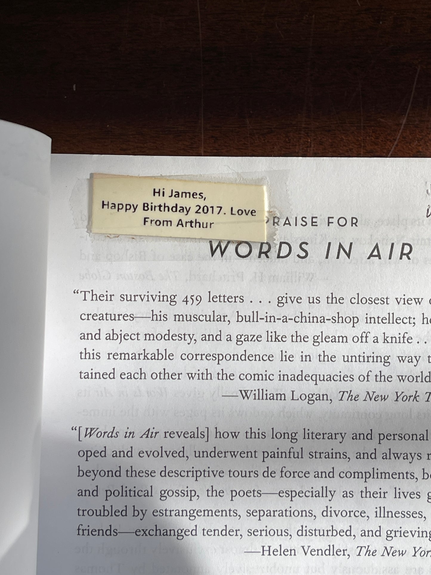 Words in Air: The Complete Correspondence between Elizabeth Bishop and Robert Lowell