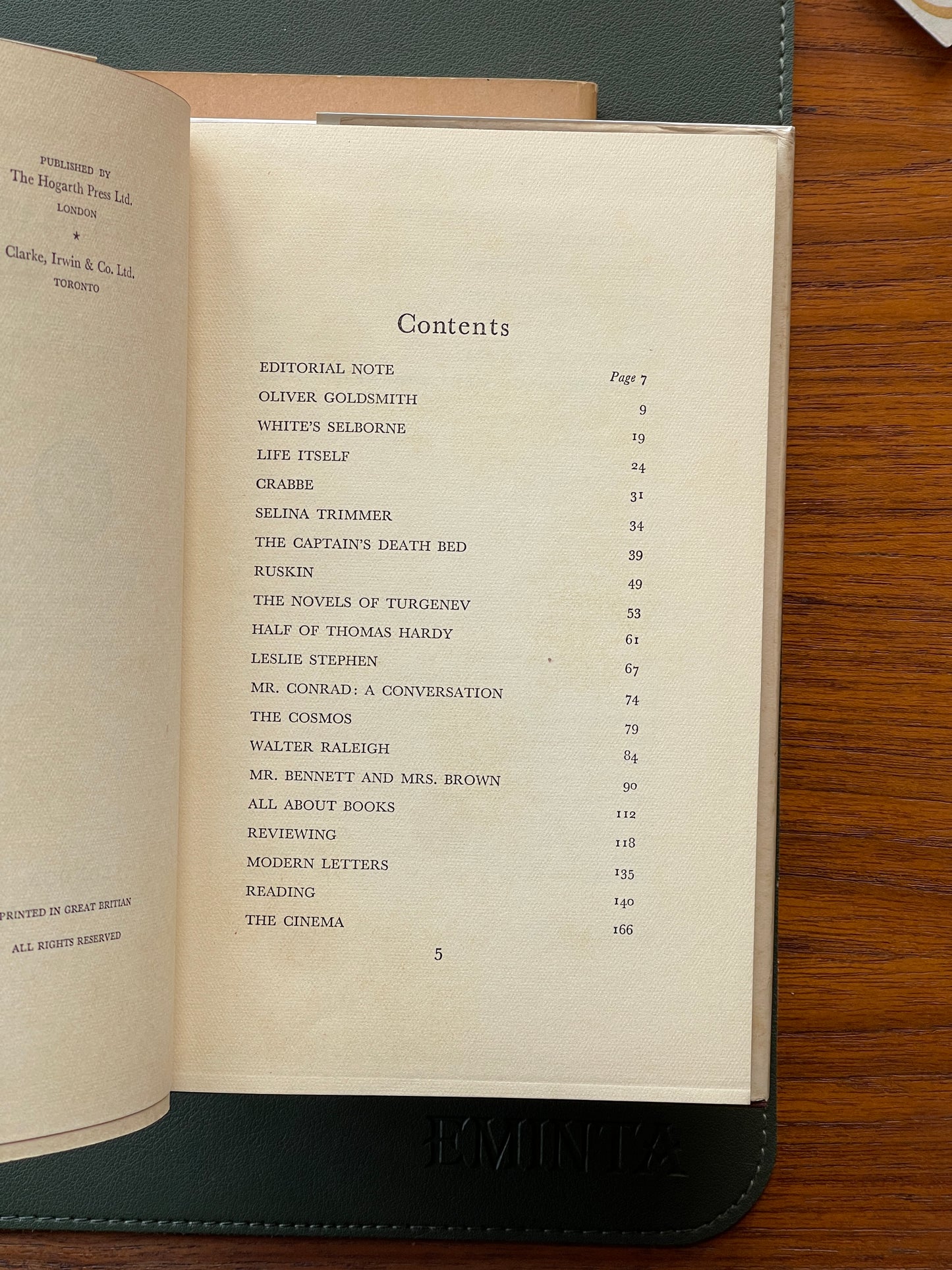 The Captain's Death Bed by Virginia Woolf