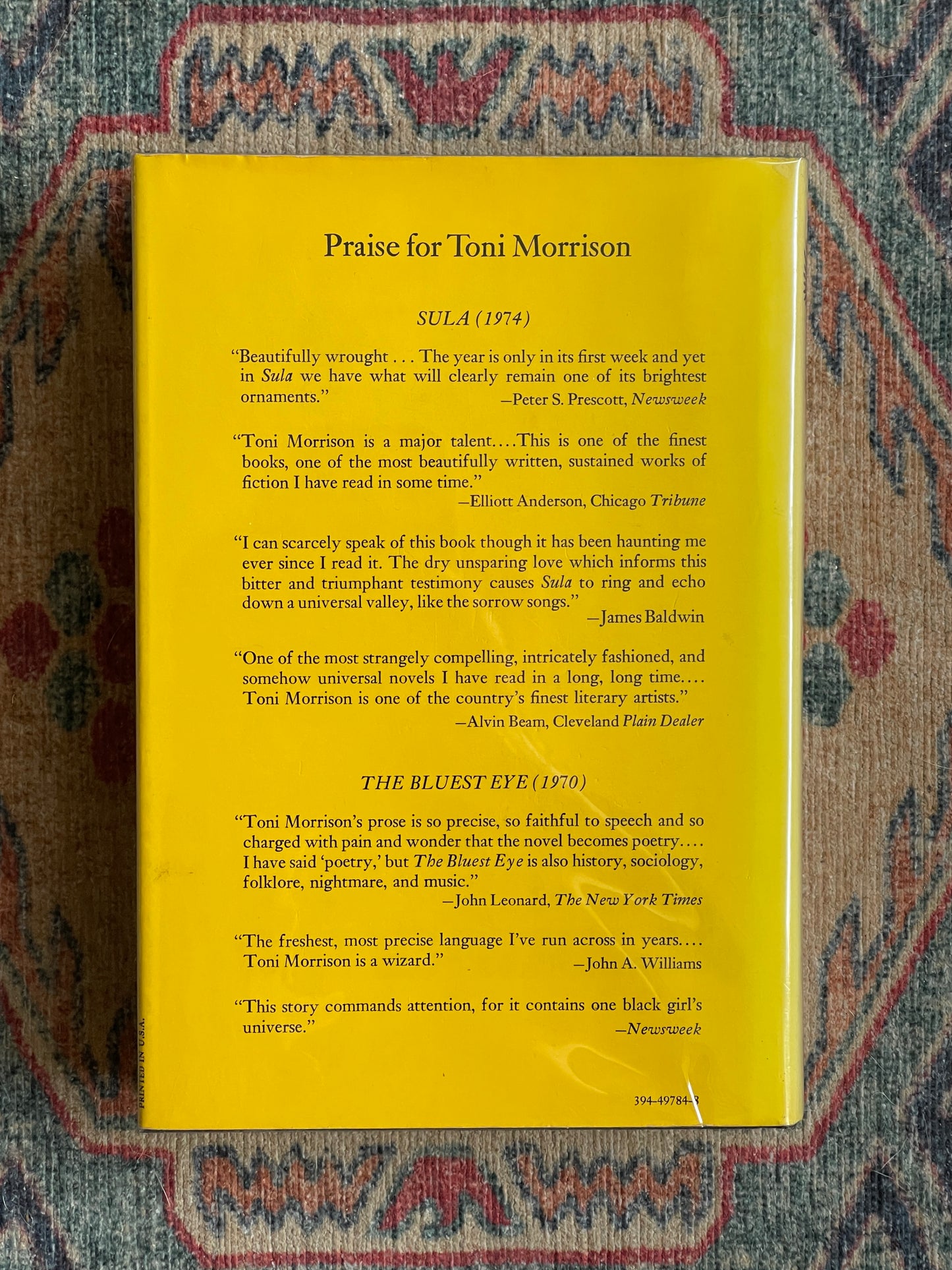Song of Solomon by Toni Morrison - First Edition