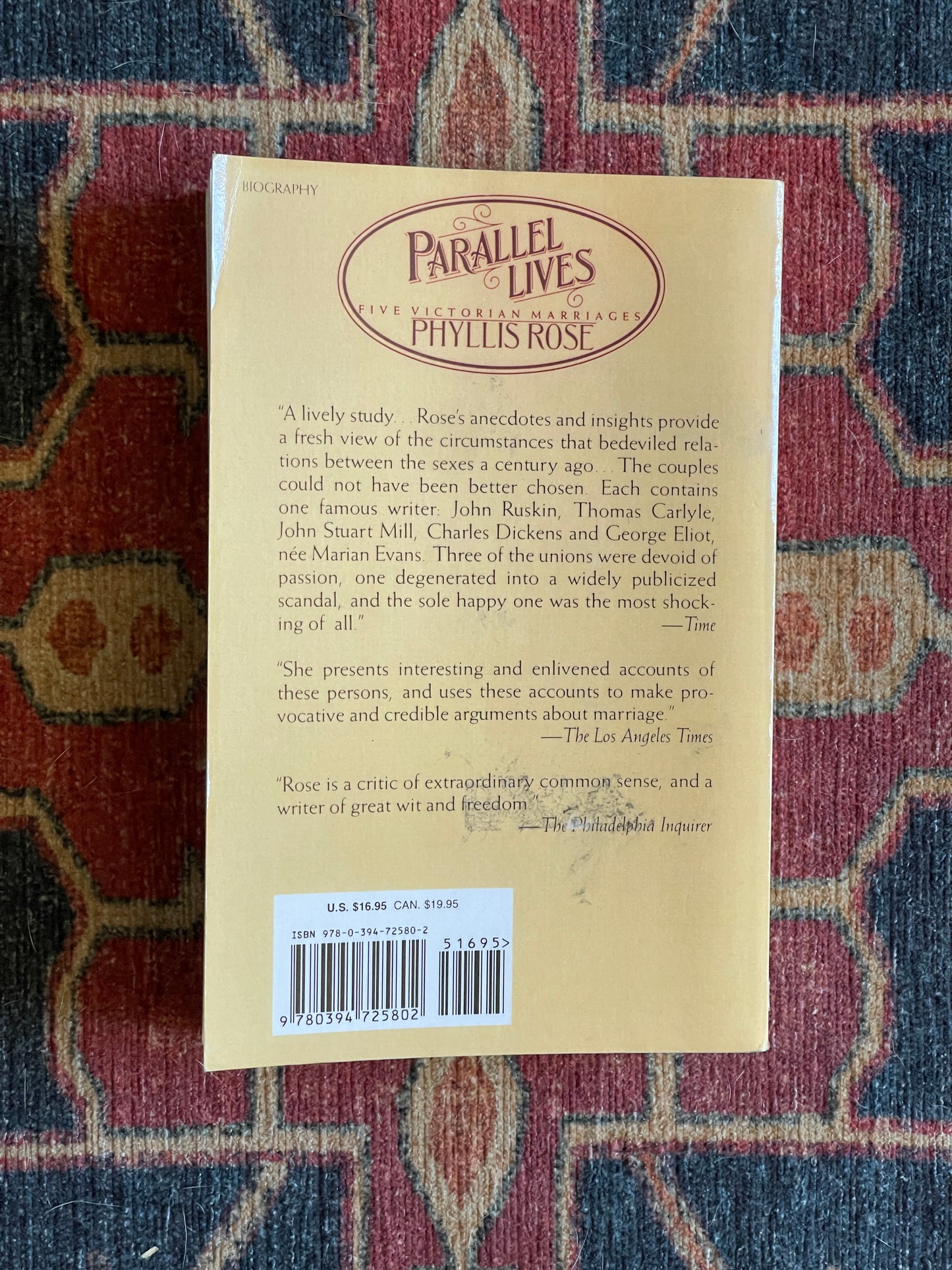 Parallel Lives by Phyllis Rose