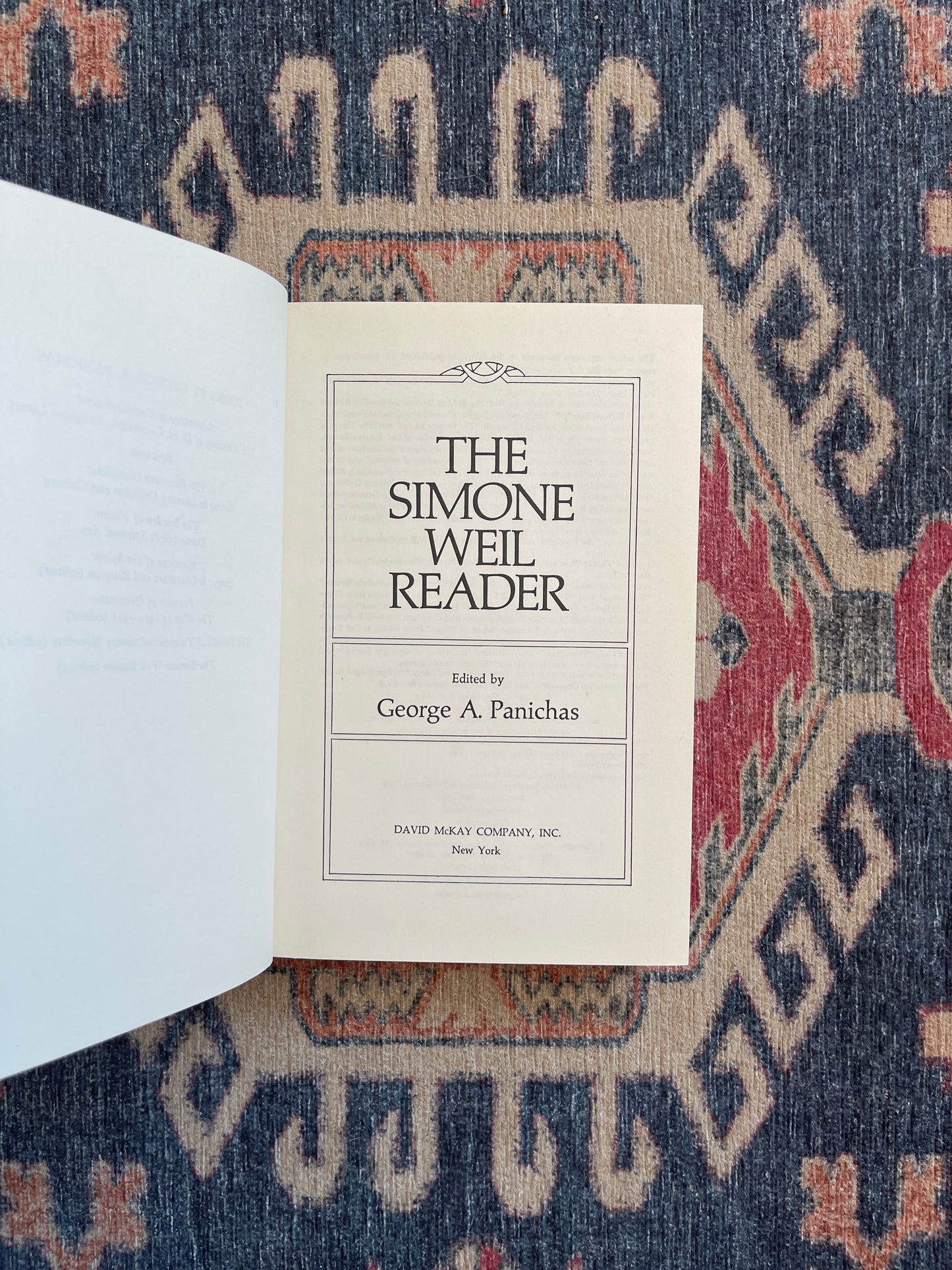 The Simone Weil Reader - First Edition