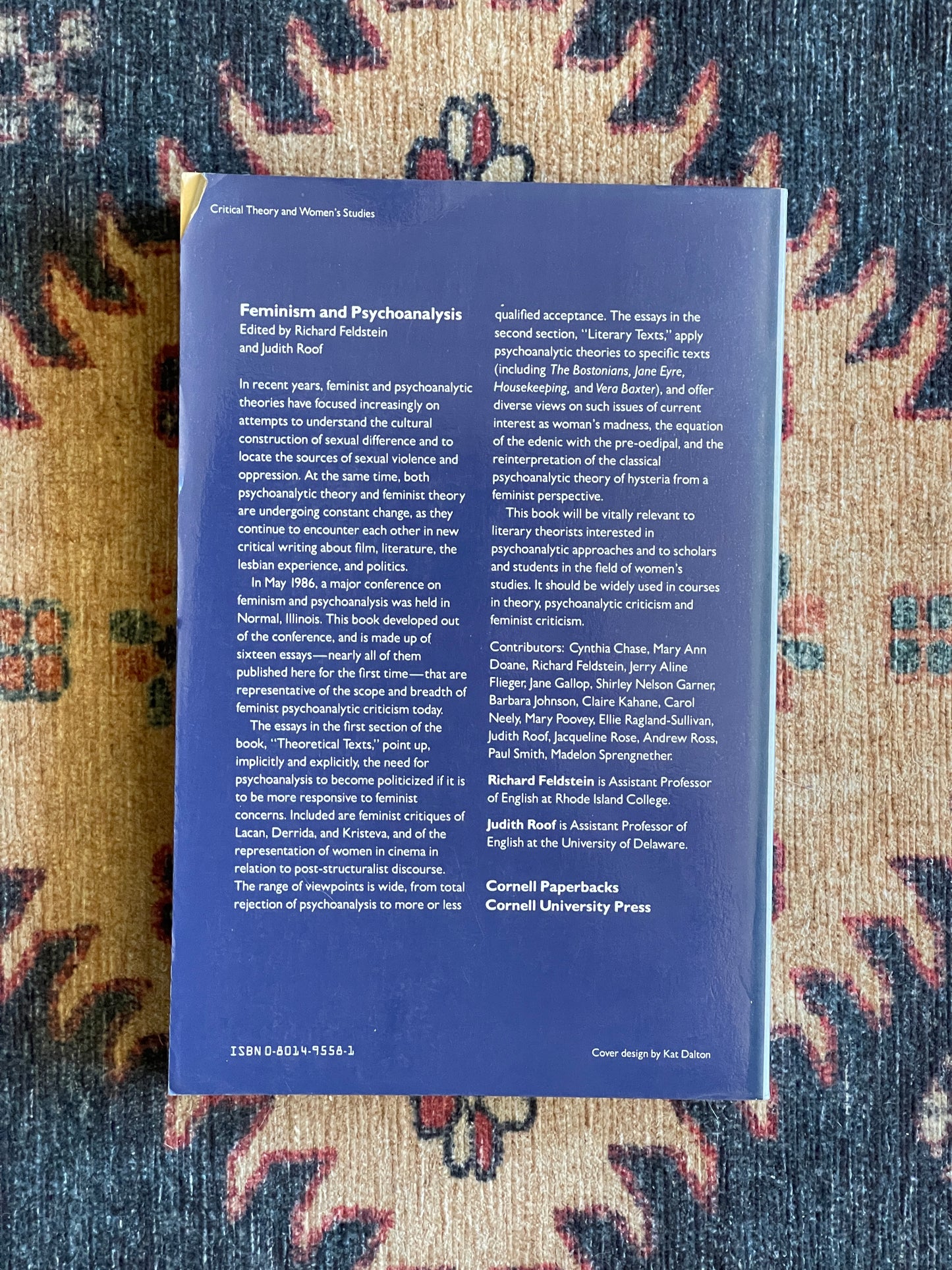 Feminism and Psychoanalysis ed. Richard Felstein and Judith Roof