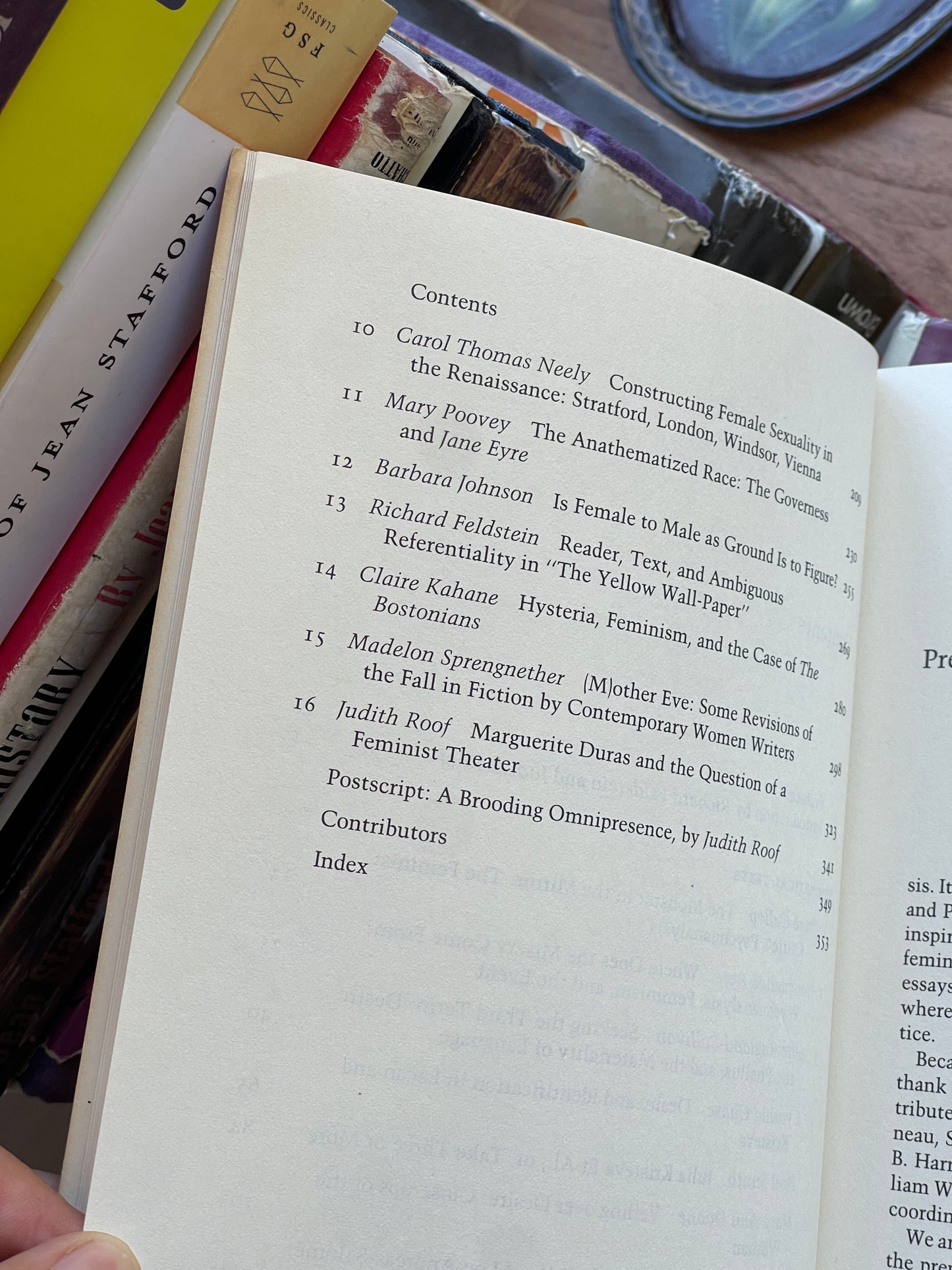 Feminism and Psychoanalysis ed. Richard Felstein and Judith Roof