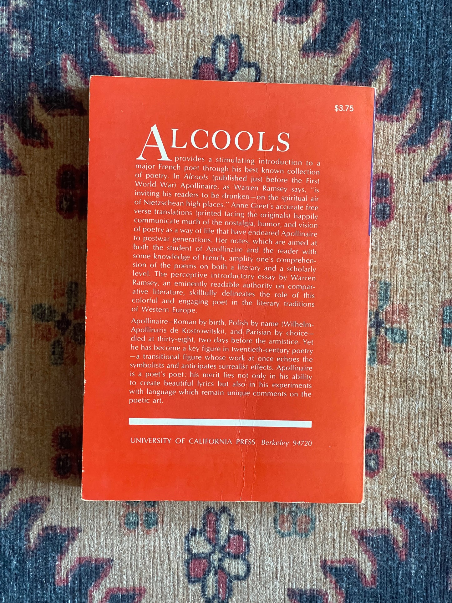 Alcools by Guillaume Apollinaire