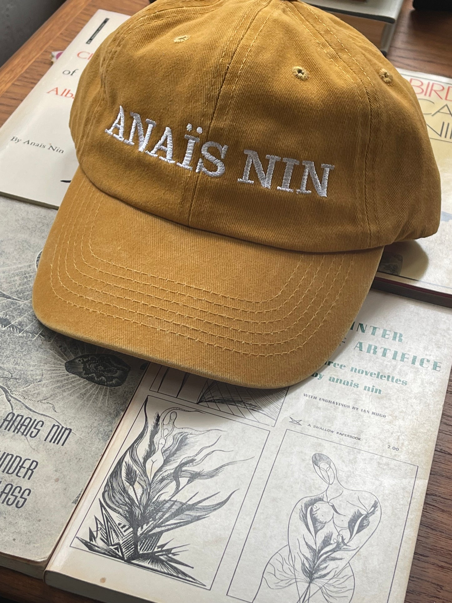 Anaïs Nin Womb House Books Hat
