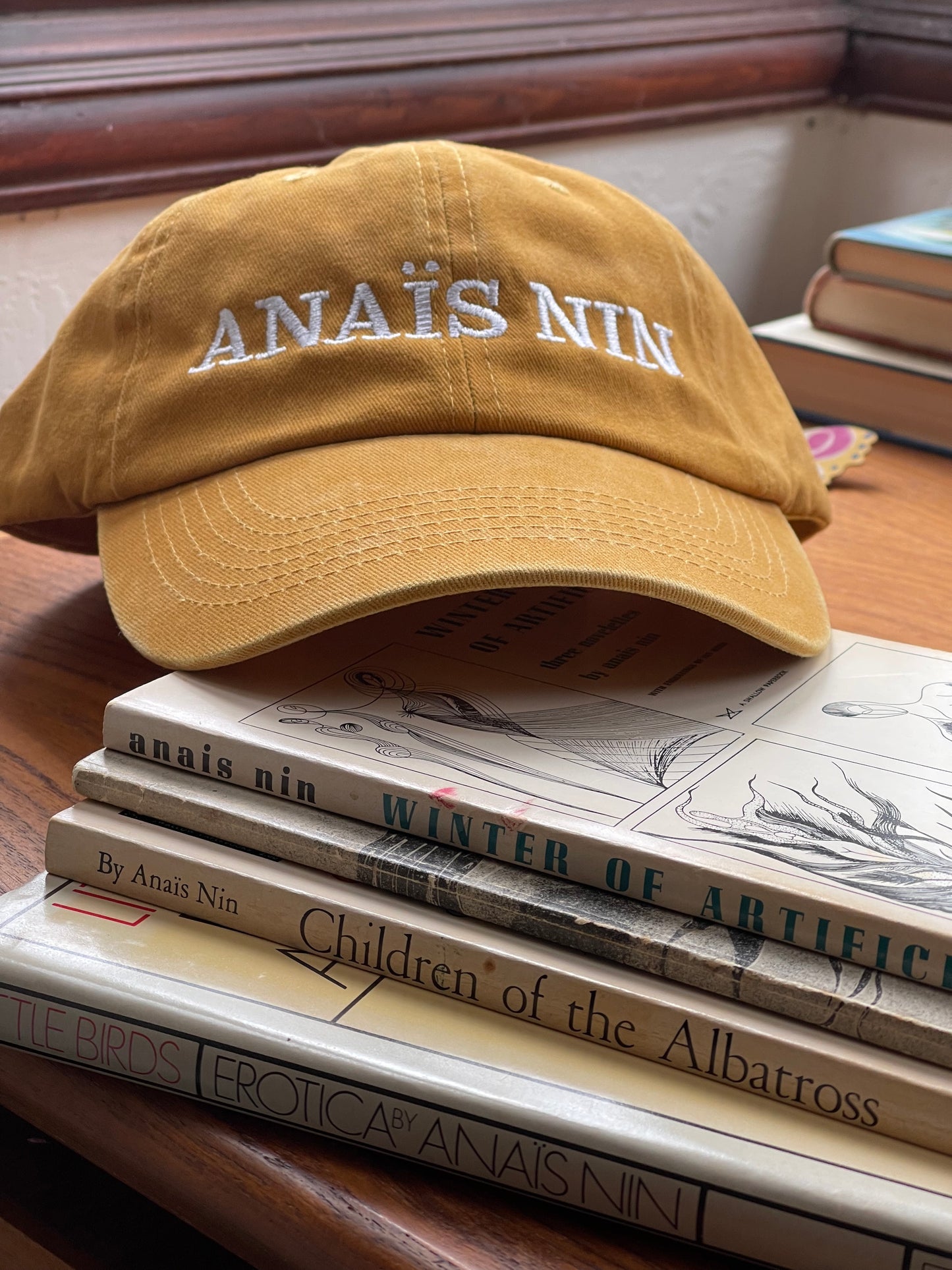 Anaïs Nin Womb House Books Hat