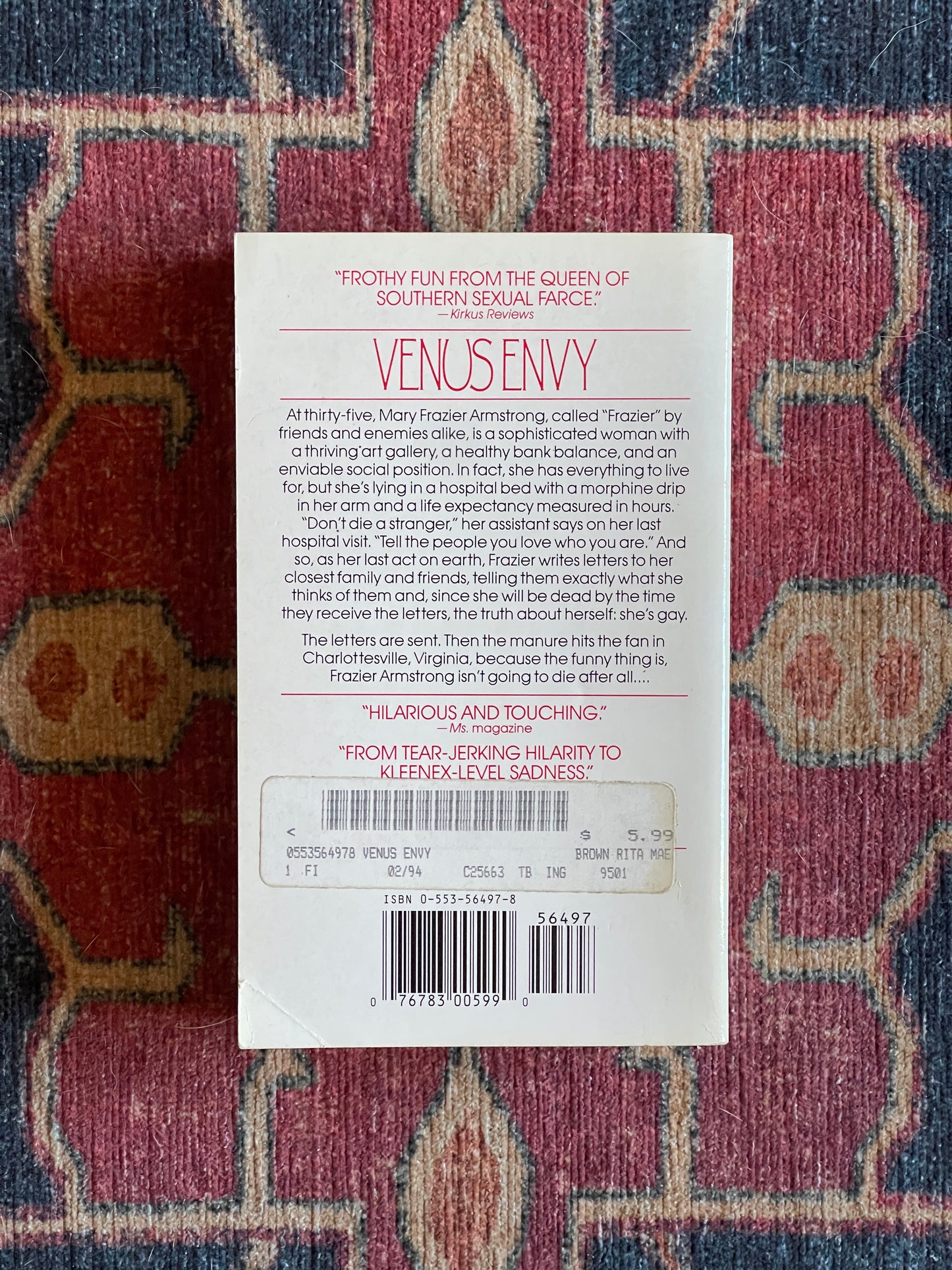 Venus Envy by Rita Mae Brown