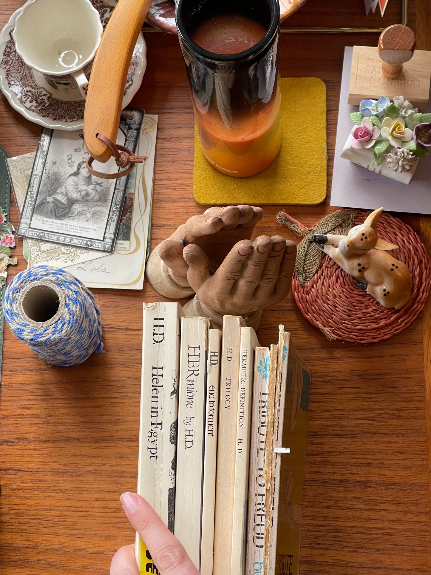 Six H.D. paperbacks - Sandra M. Gilbert collection