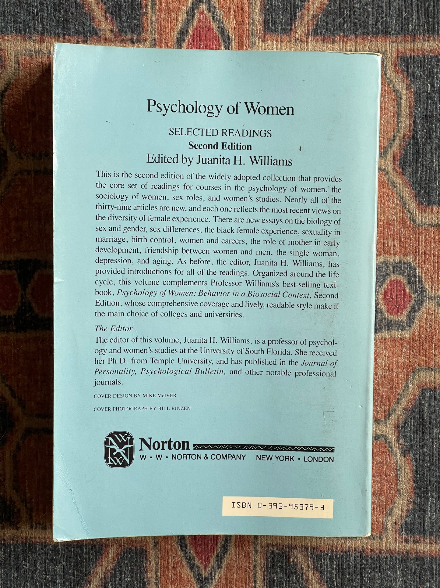 Psychology of Women: Selected Readings ed. Juanita H. Williams