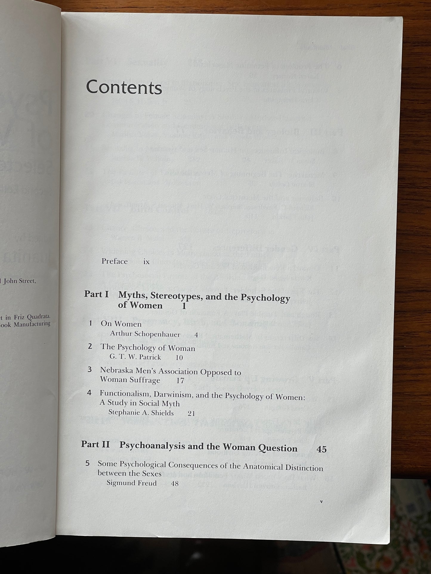 Psychology of Women: Selected Readings ed. Juanita H. Williams