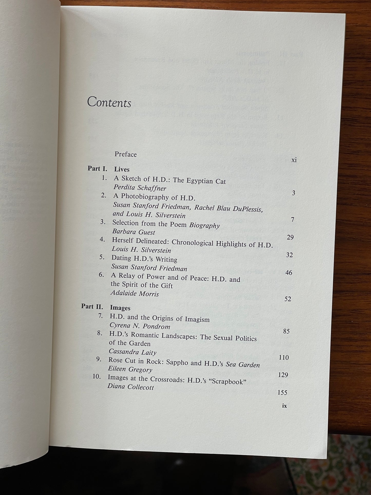 Signets: Reading H.D. ed. by Susan Stanford Friedman and Rachel Blau DuPlessis