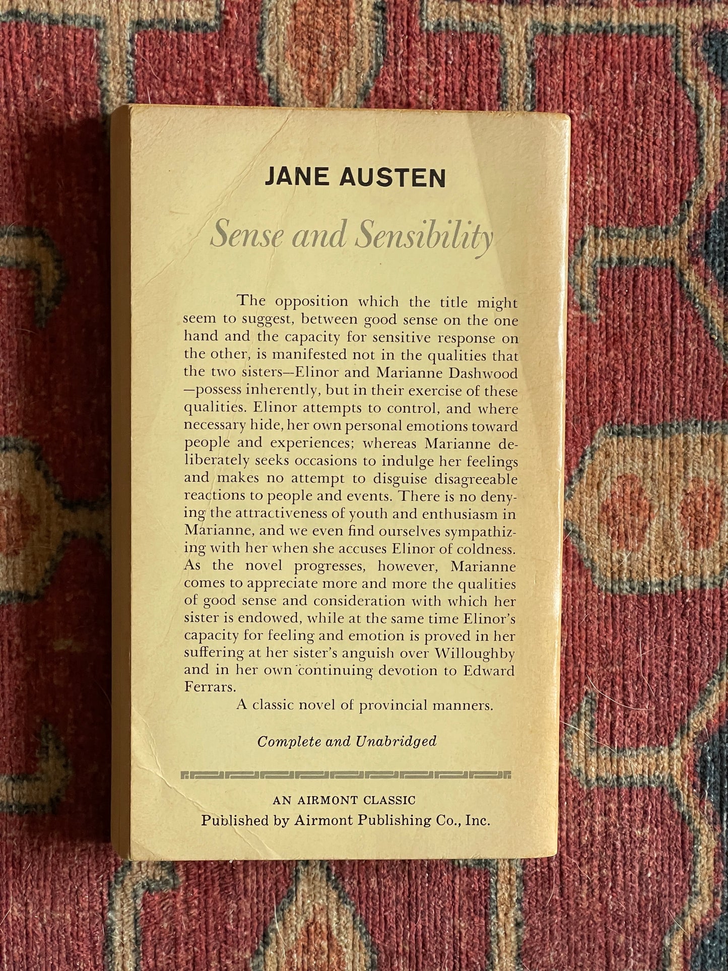 Sense and Sensibility by Jane Austen