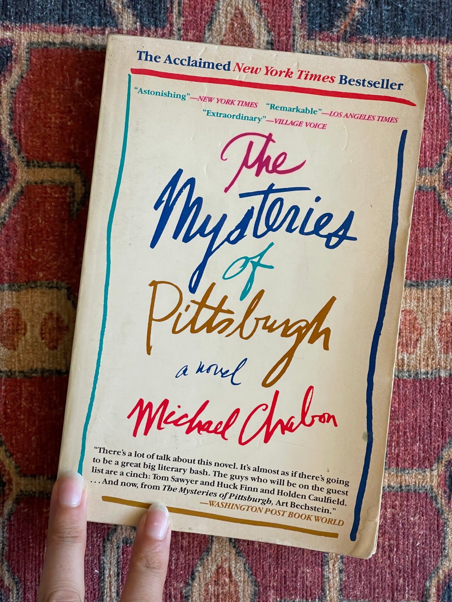 The Mysteries of Pittsburgh by Michael Chabon