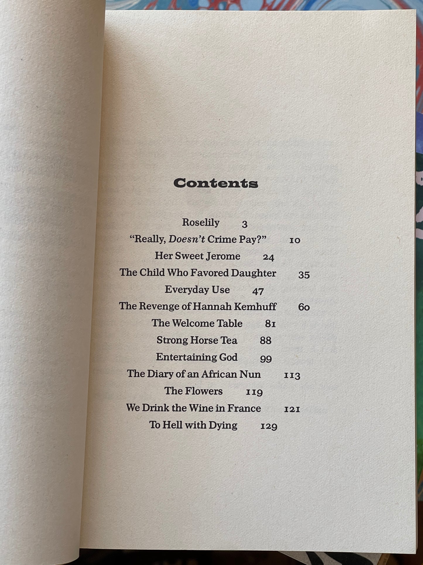 In Love and Trouble by Alice Walker