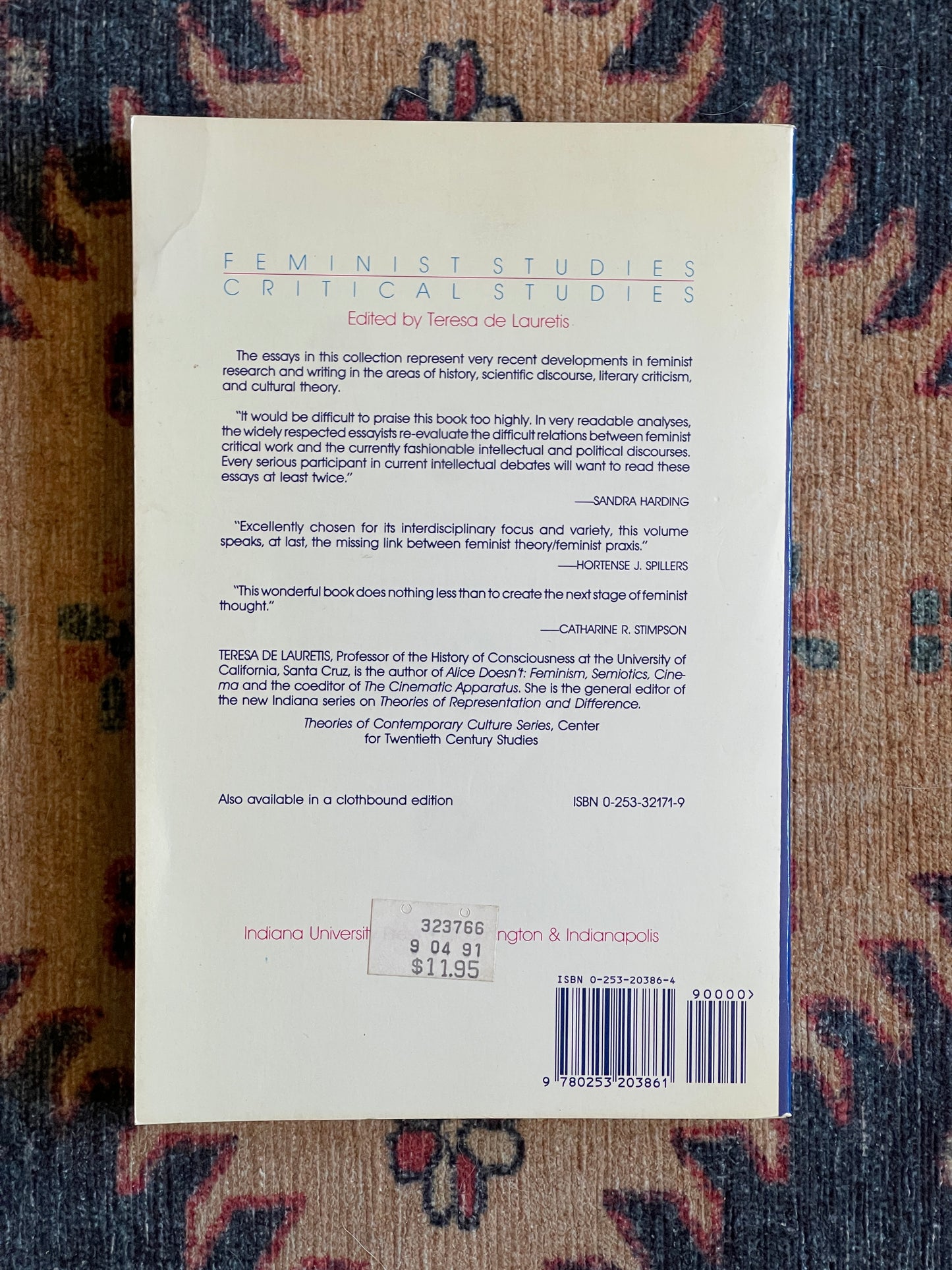Feminist Studies/Critical Studies ed. Teresa de Laurentis