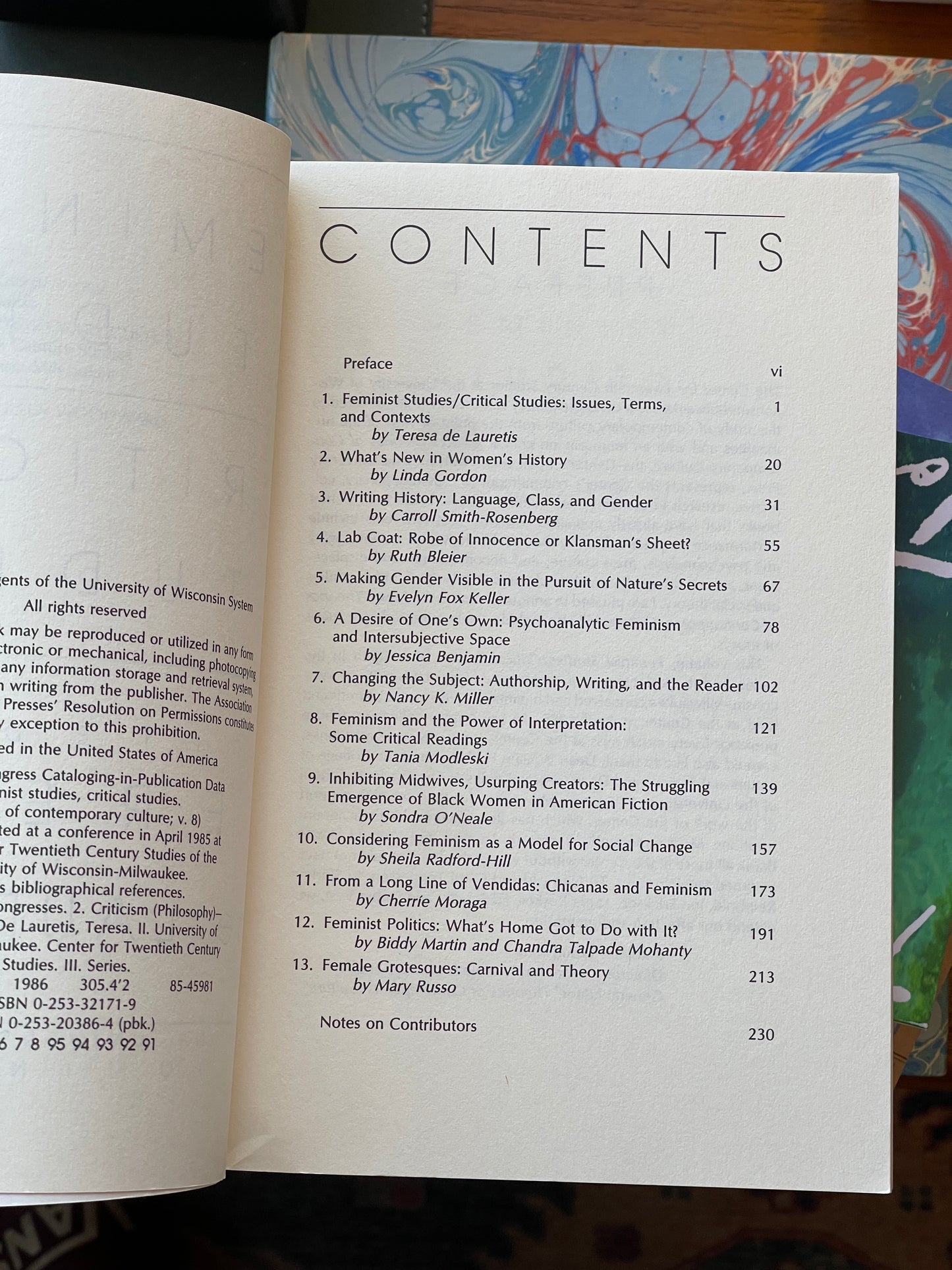 Feminist Studies/Critical Studies ed. Teresa de Laurentis