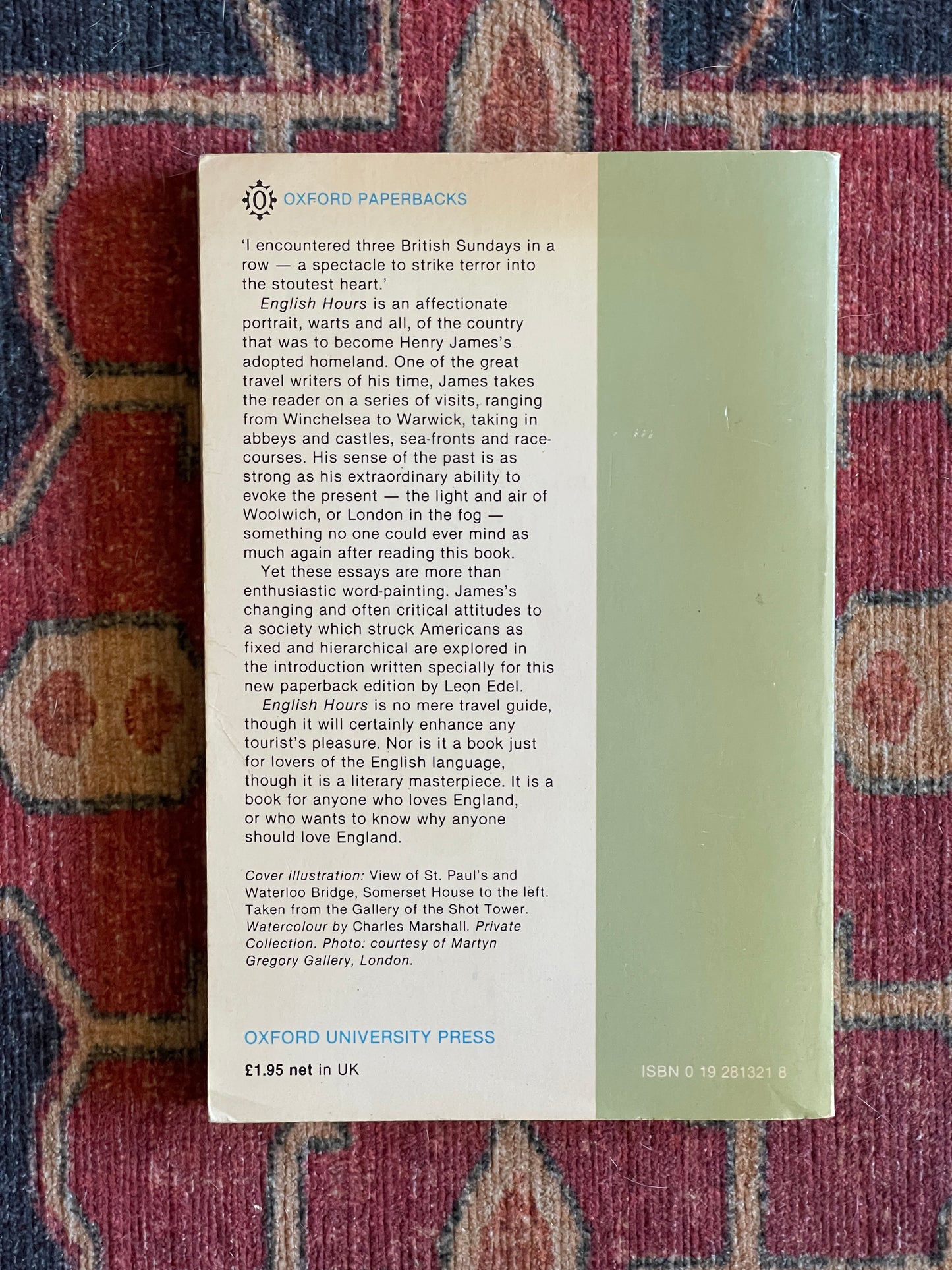 English Hours by Henry James