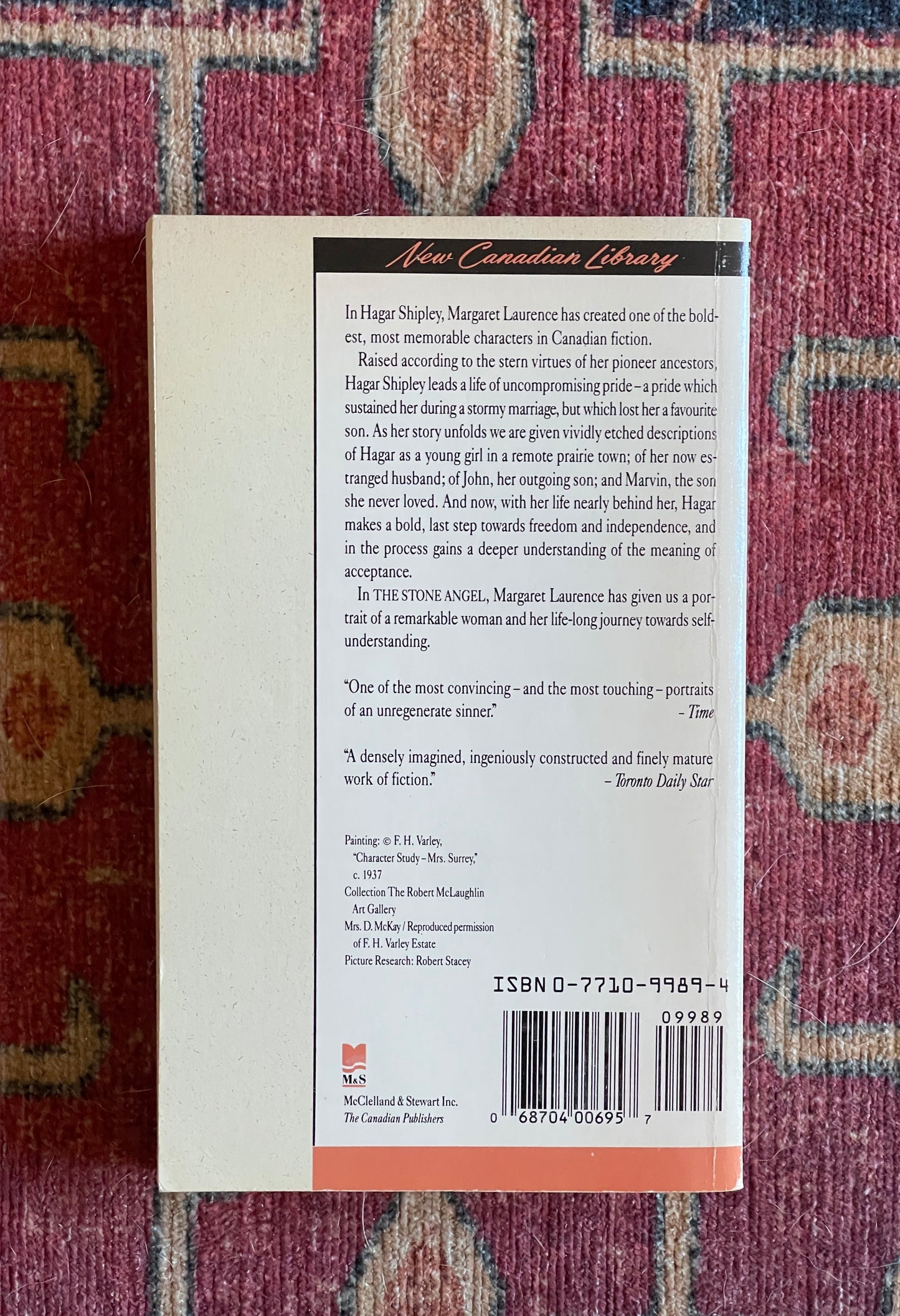 The Stone Angel and A Jest of God by Margaret Laurence