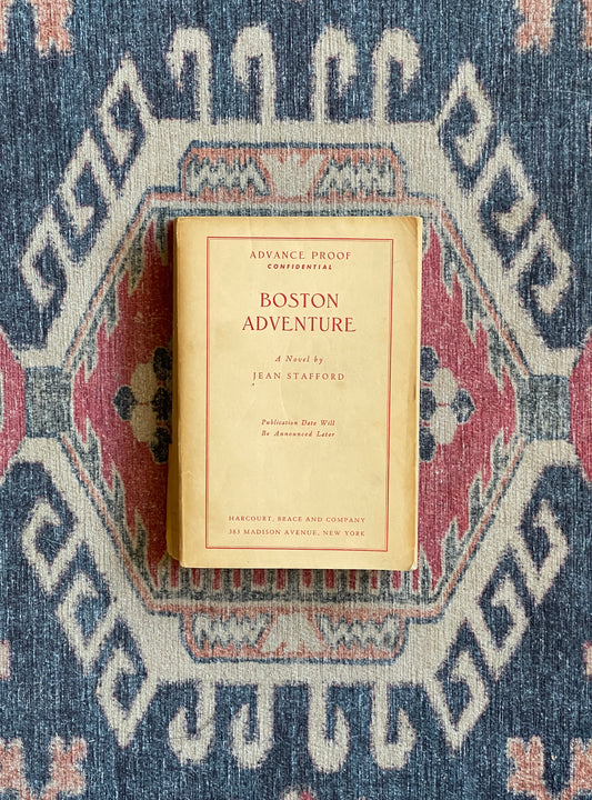 Boston Adventure by Jean Stafford - Advance Proof