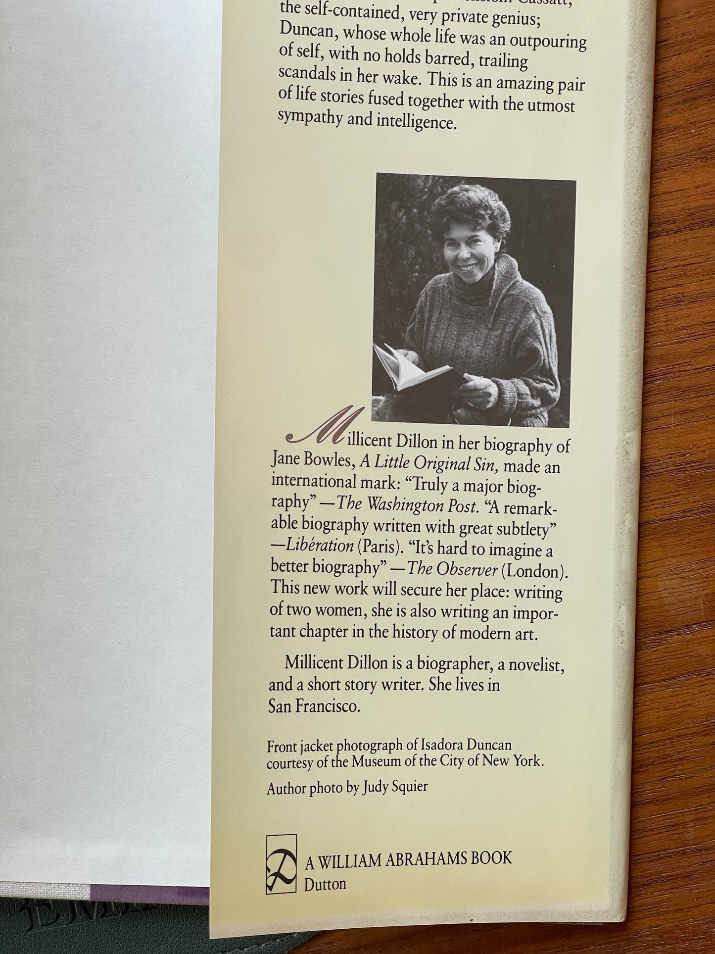 After Egypt: Isadora Duncan and Mary Cassatt by Millicent Dillon - First Edition