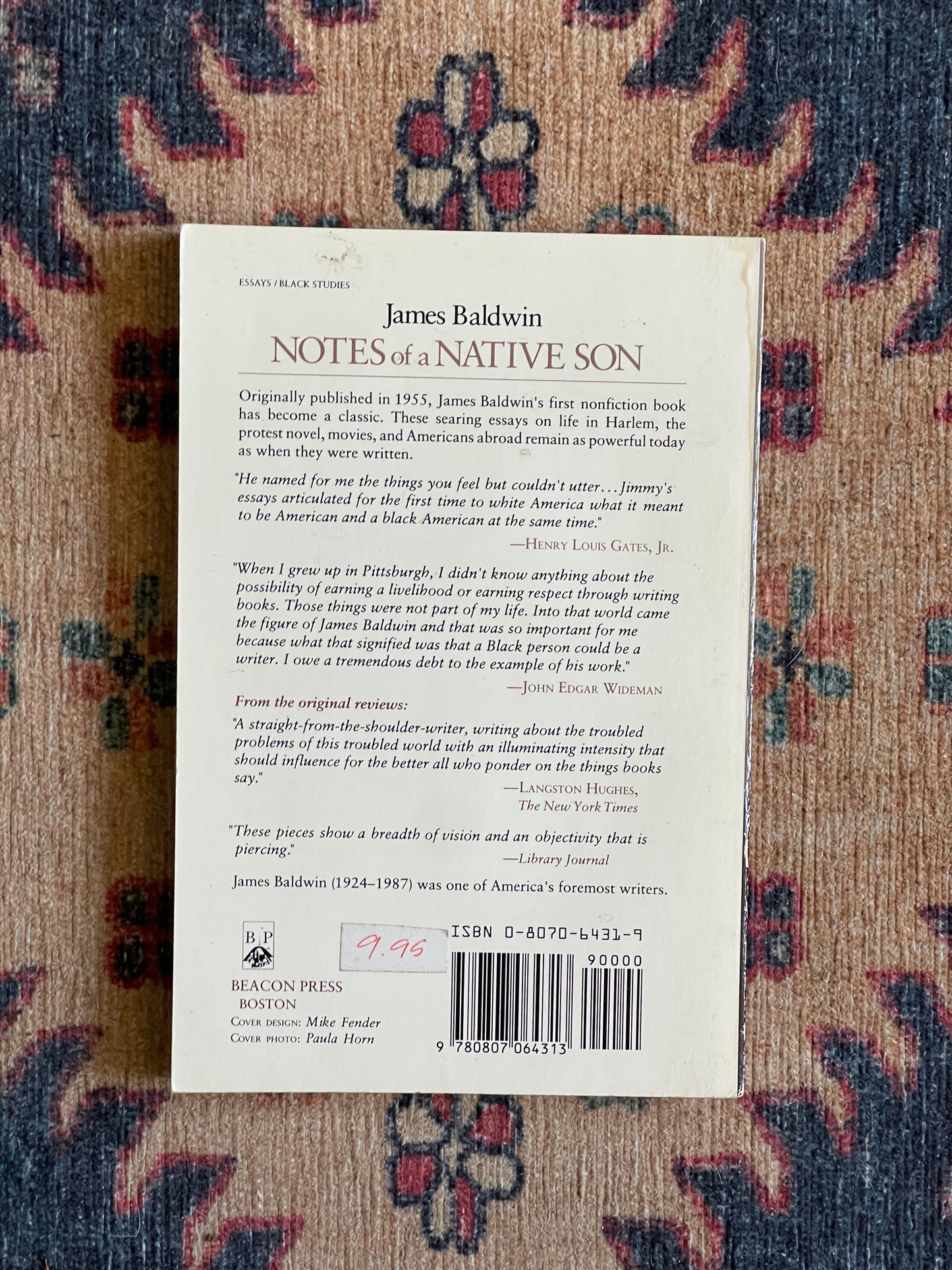 Notes for a Native Son by James Baldwin