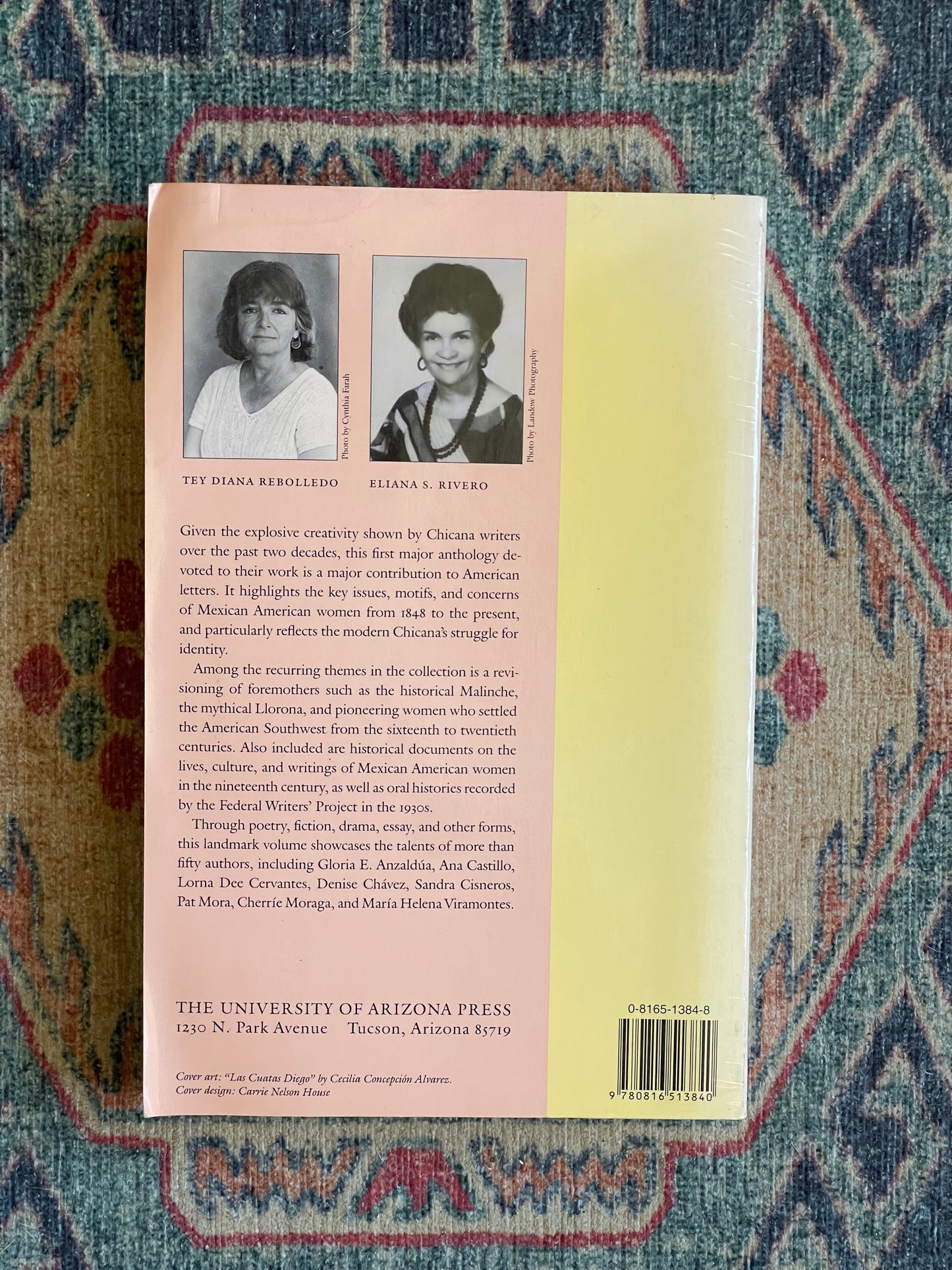 Infinite Divisions: An Anthology of Chicana Literature ed. Tey Diana Rebolledo and Eliana S. Rivero